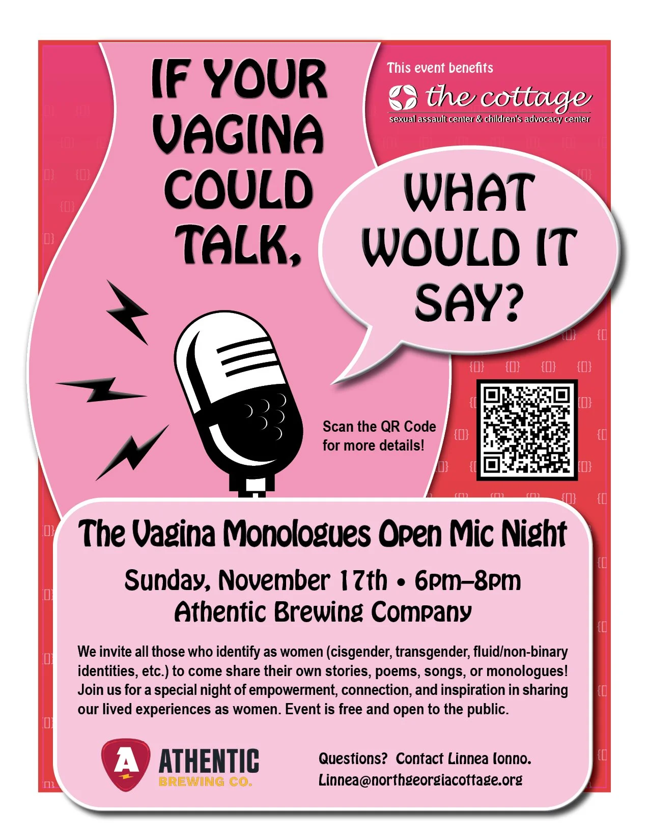 The Vagina Monologues Open Mic Night