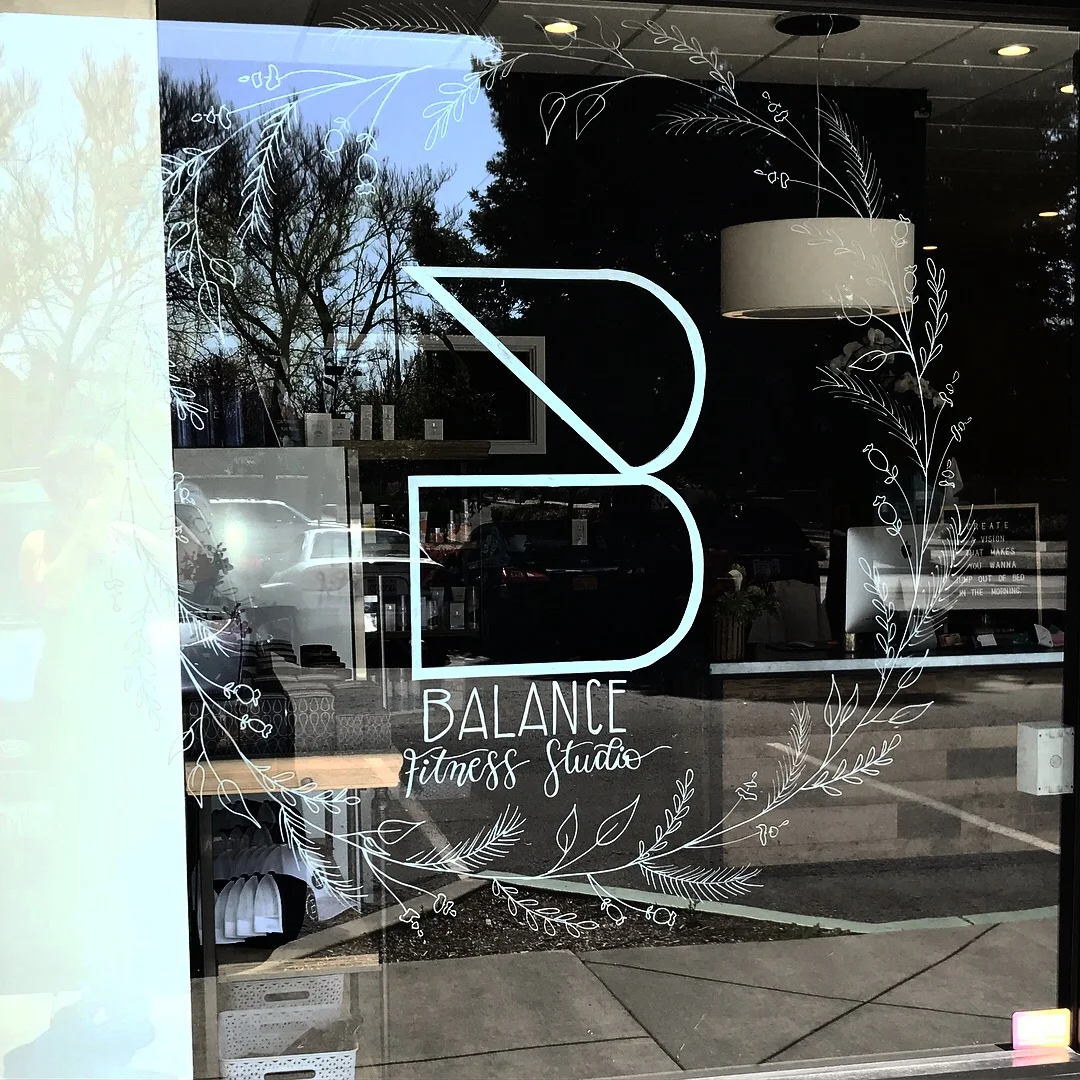 HoneyteaCalligraphy_COMMERCIALWINDOWART_balancebarrestudio.JPG