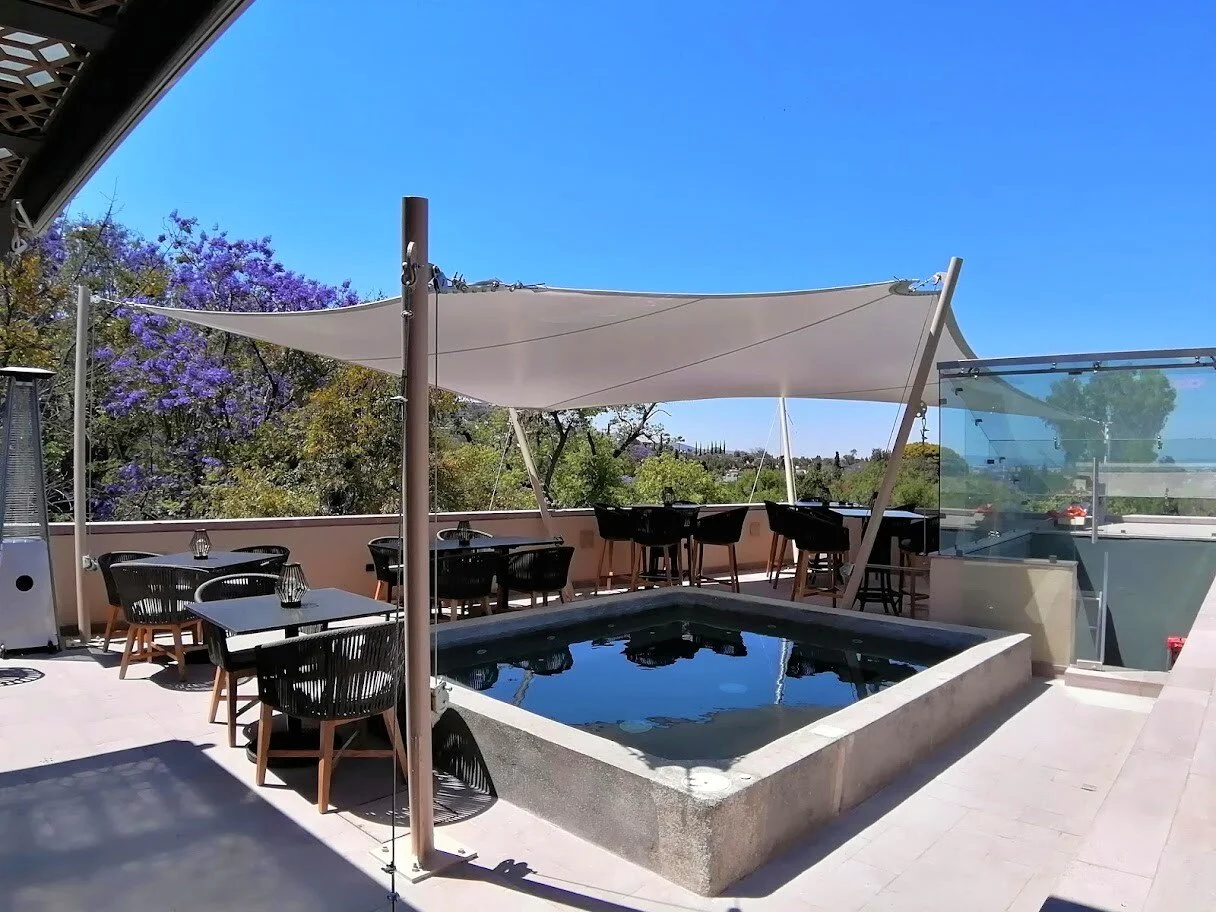 Velaria en Hotel "El Apapacho" / San Miguel de Allende ,Gto.