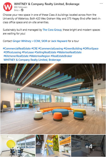 Office For Lease | LinkedIn Post