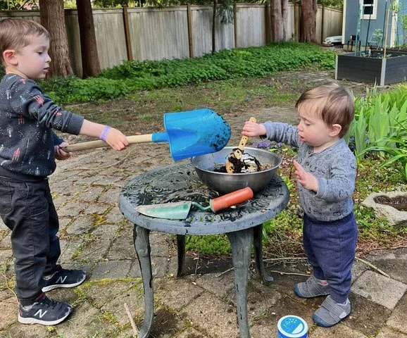 Buds, Soil and Garden Wonder by Sandra Moreano