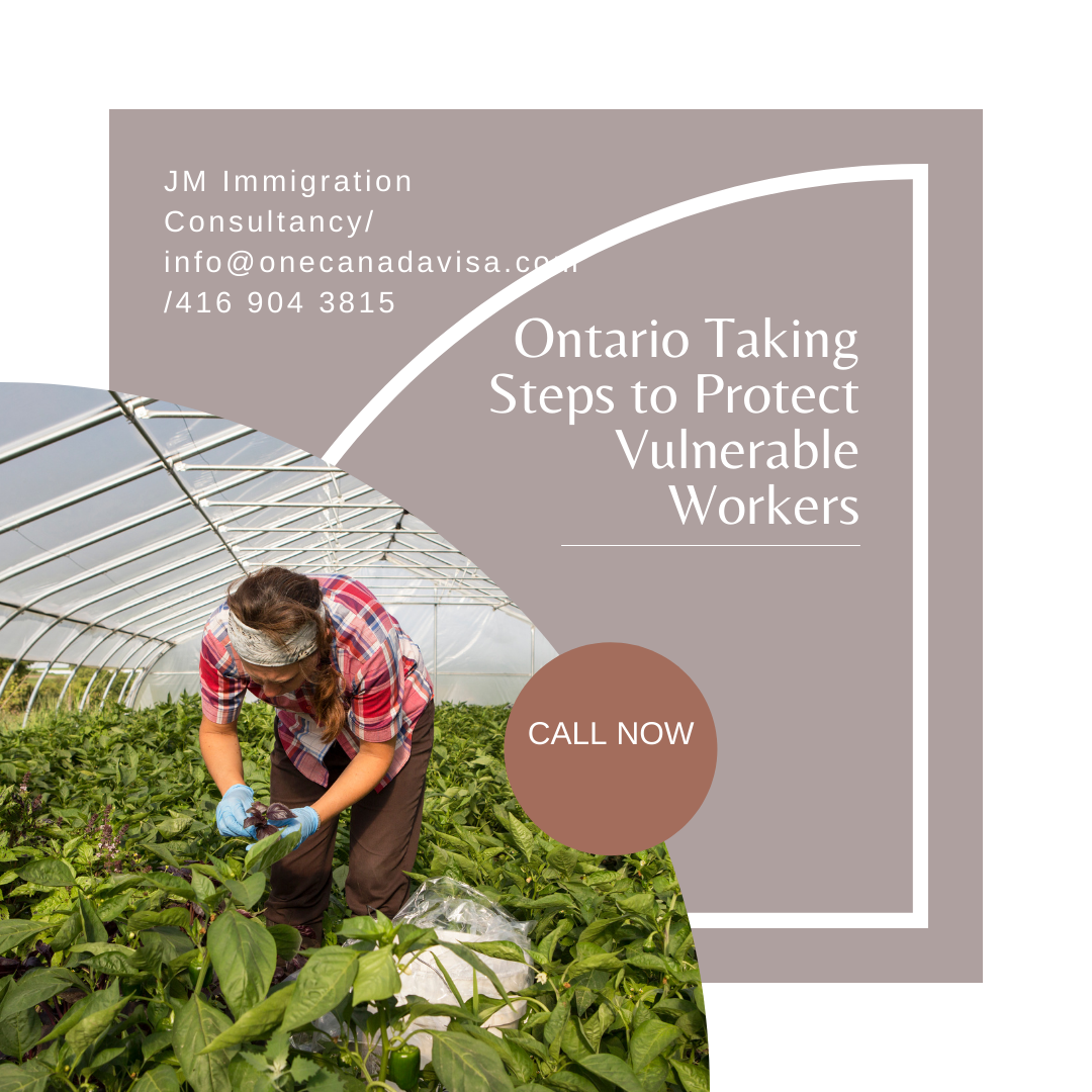 Ontario Taking Steps to Protect Vulnerable Workers