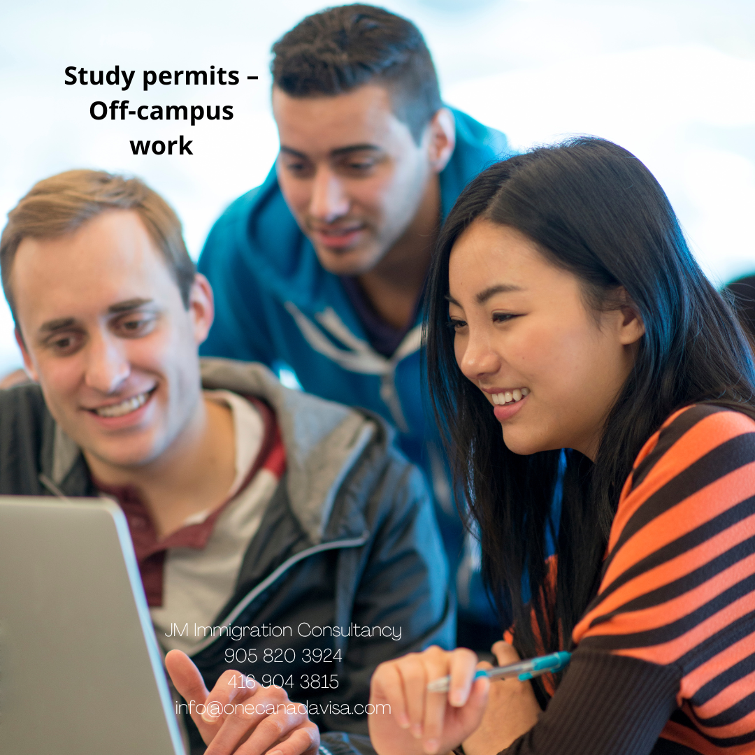 Study permits – Off-campus work