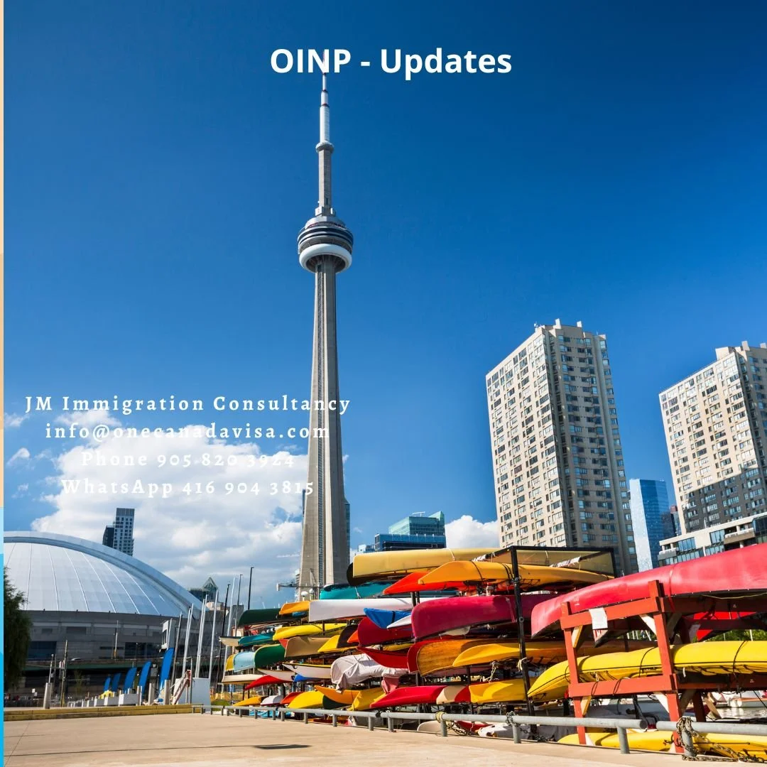 OINP Updates — Jeremie Misquitta Immigration Consultancy