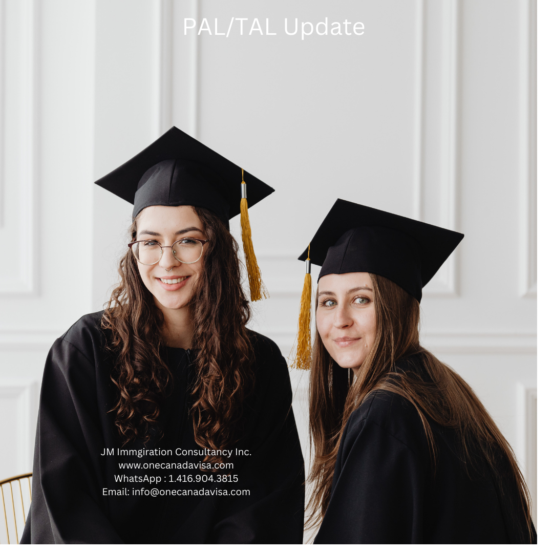 Update: Study Permits and Provincial/Territorial Attestation Letters (PAL/TAL) 