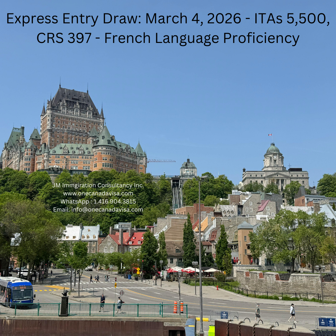 Express Entry Draw Update:  French Language Proficiency - March 4, 2026