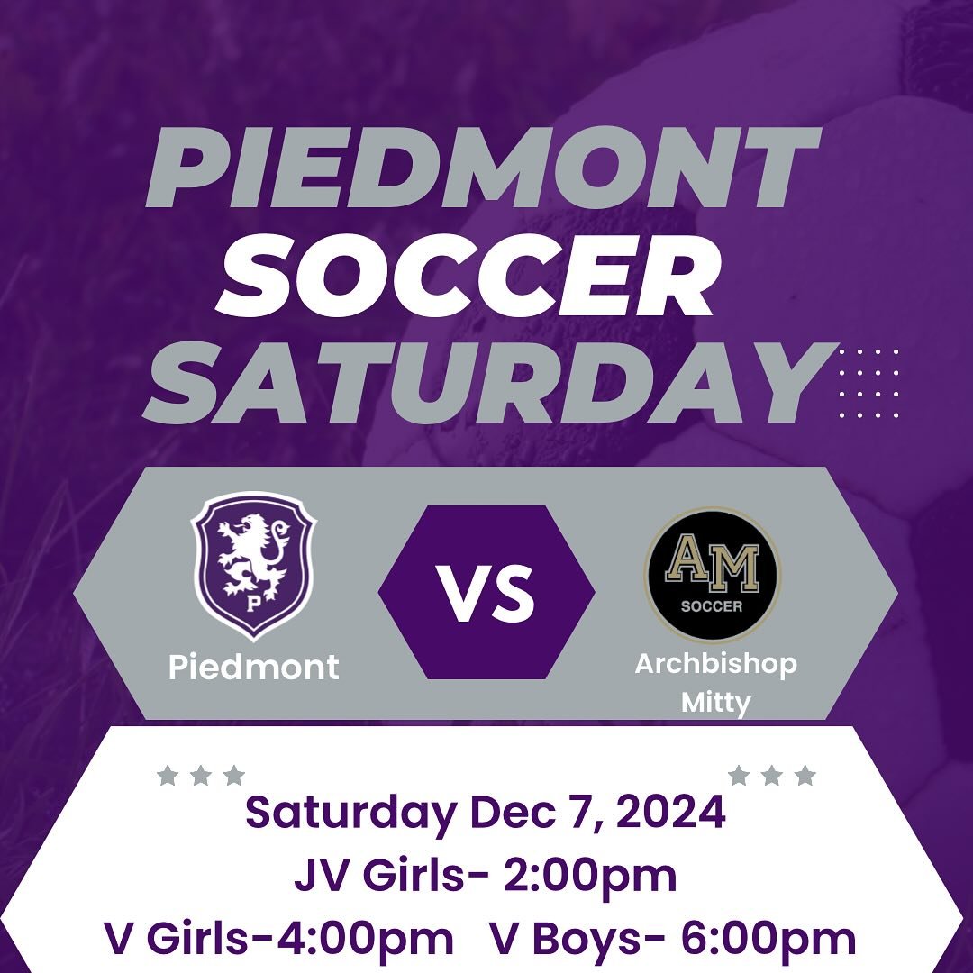 Let&rsquo;s pack the house this Saturday as your Highlanders host the boys and girls defending state champs. This will be an afternoon packed with great soccer #gohighlanders #piedmont #piedmontstrong #piedmontsoccersaturday #hssoccer #eastbaysoccer 