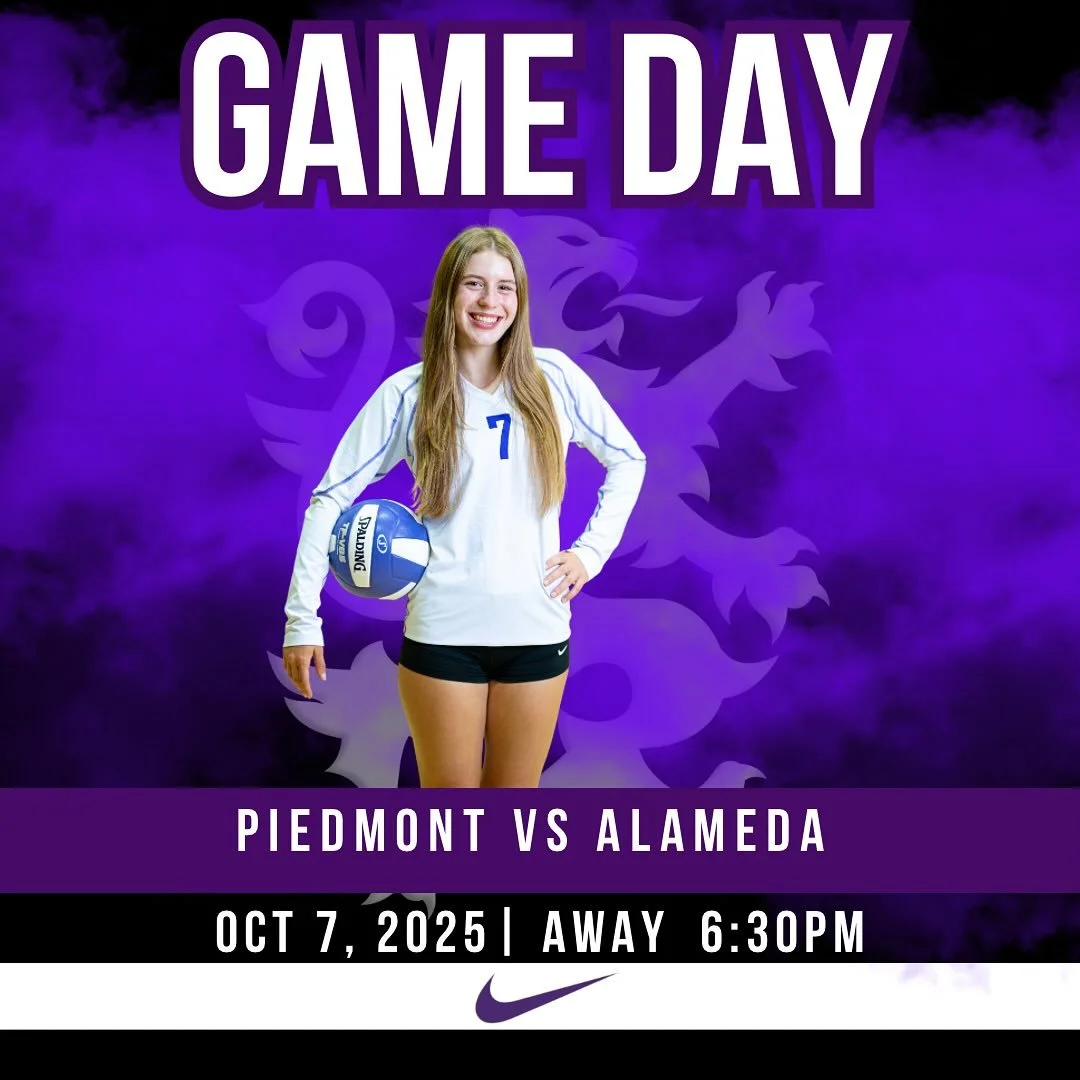 Volleyball at Alameda for a WACC12 showdown vs the Hornets. Frosh-4:30, JV-5:30, and V-6:30pm #gohighlanders #piedmont #volleyball #hssports