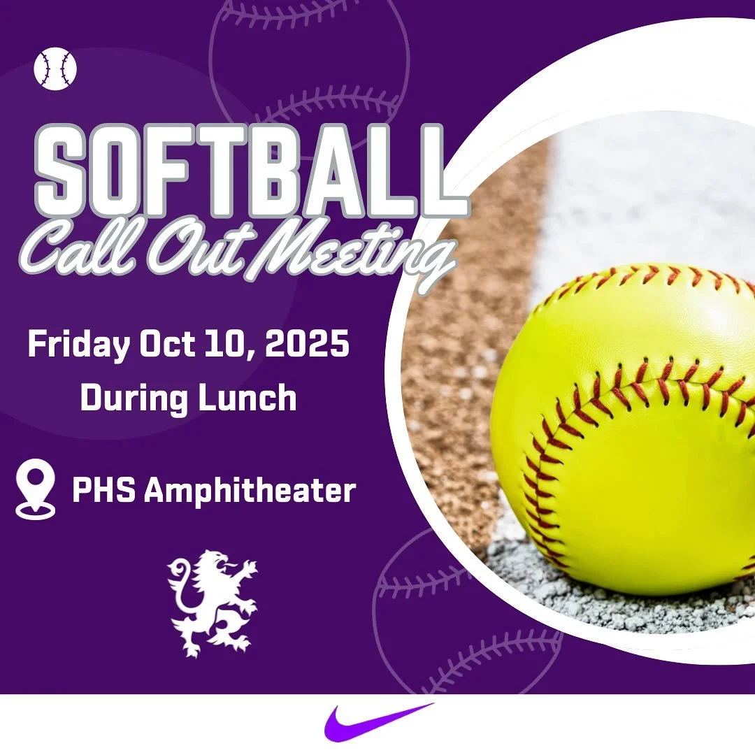 Anyone interested in playing softball during the 2026 season should plan on attending the call out meeting tomorrow Oct 10, 2025 during lunch at the Amphitheater. #gohighlanders #piedmont #hssports