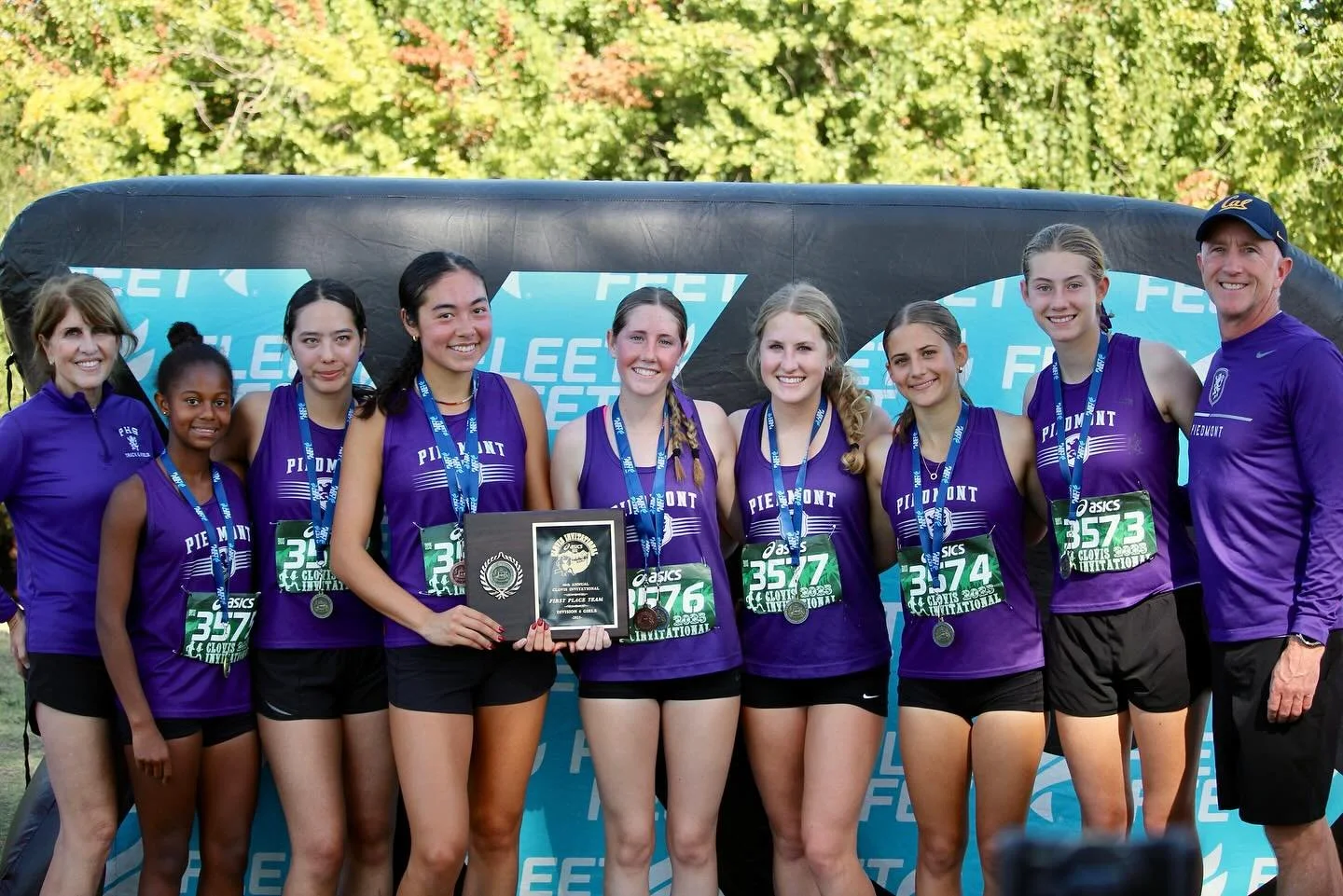 Your 2025 ASICS Clovis Invitational Div 6 Champions #gohighlanders #piedmont #hssports