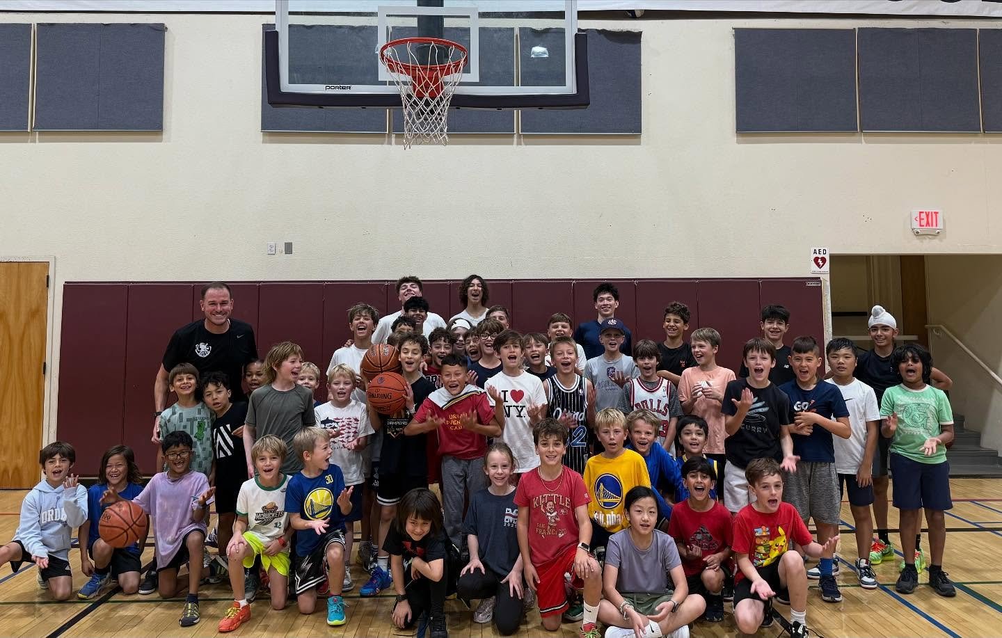 A great morning of basketball at the Piedmont High School Boys Basketball Veterans Day Clinic. #gohighlanders #piedmont #hssports #basketball