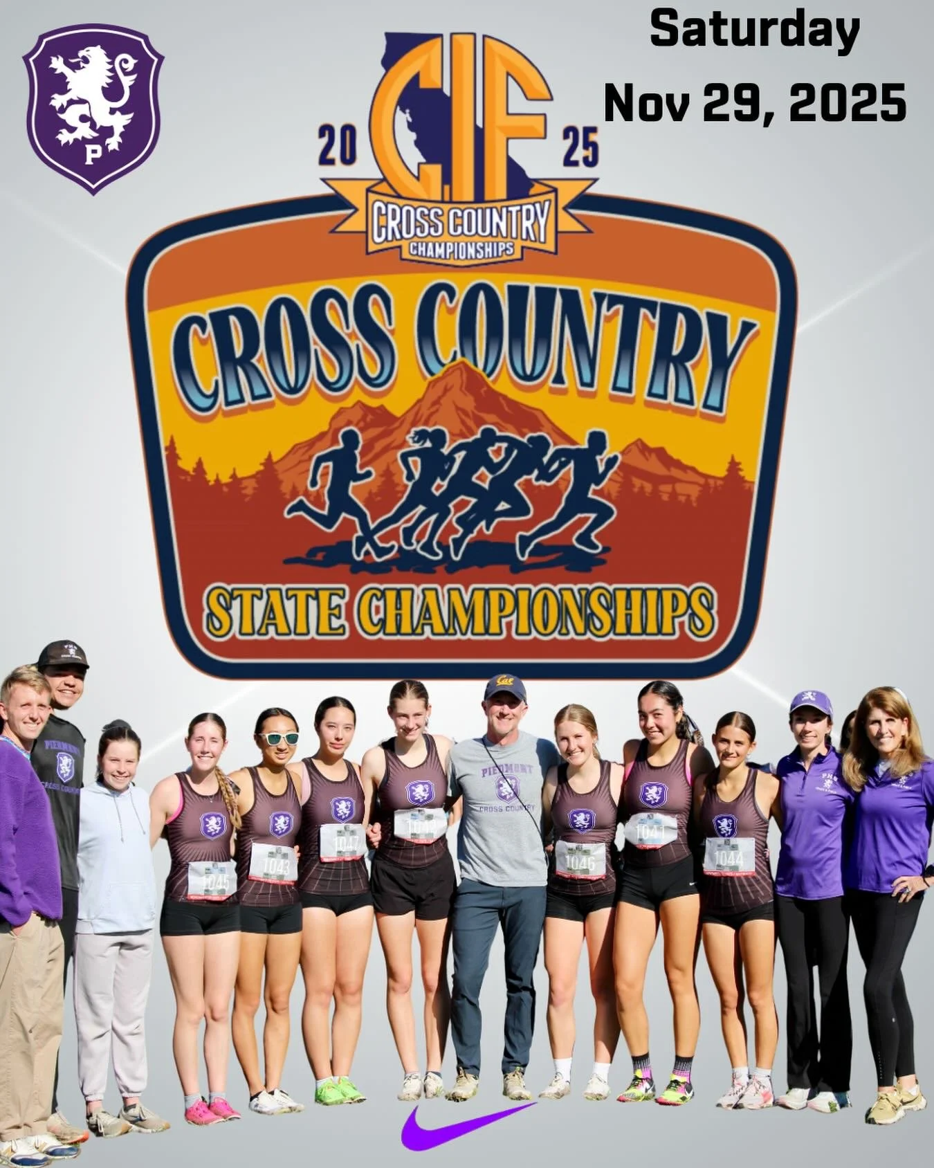 Here come the Highlanders. Good luck to the Girls Cross Country team at the 2025 CIF State Championship Today! #gohighlanders #piedmont #statechampionship #hssports
