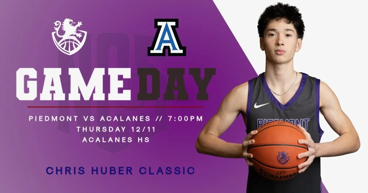 Piedmont travels through the tunnel tonight to take on Acalanes HS in the opening round of the Chris Huber Classic #gohighlanders #piedmont #hssports #basketball
