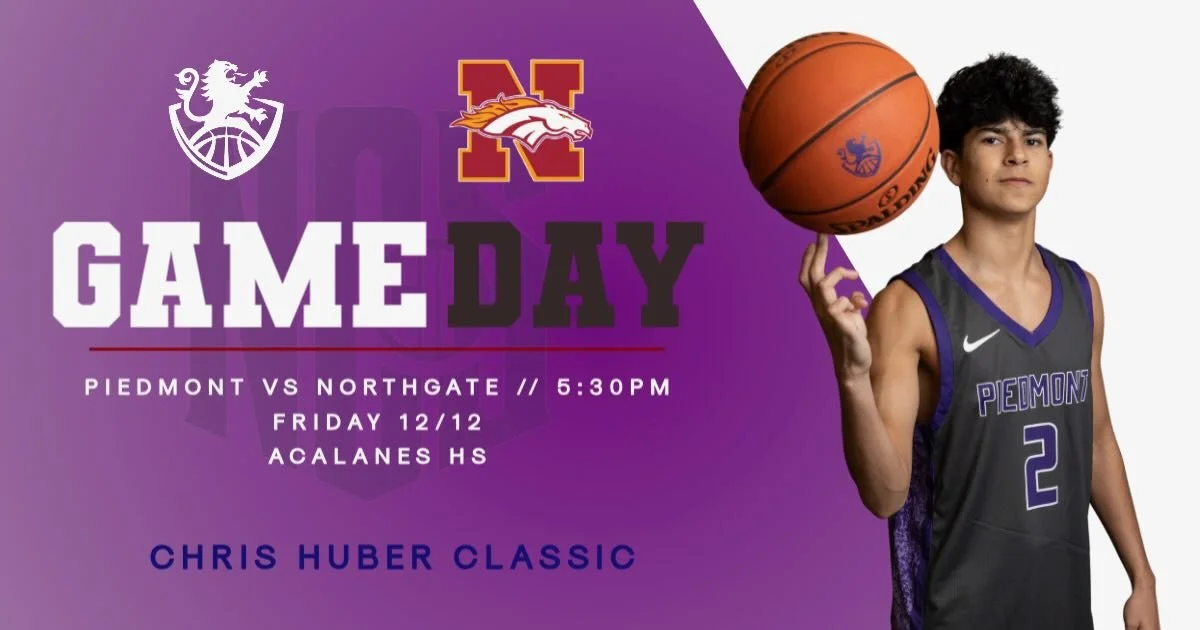 Boys basketball vs Northgate at Acalanes HS 5:30pm tonight. #gohighlanders #piedmont #hssports