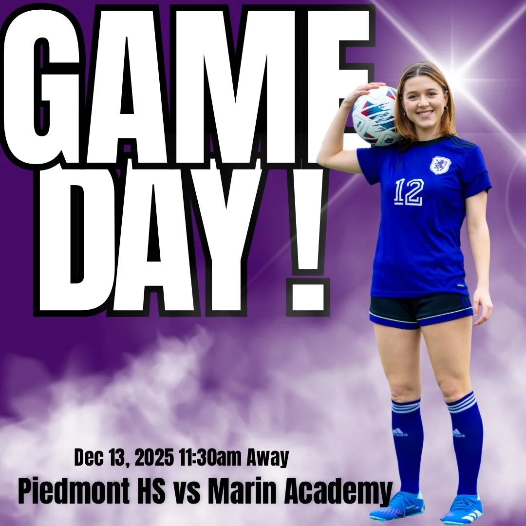 Piedmont @ Marin Academy JV-10am V-11:30am #gohighlanders #piedmont #hssports