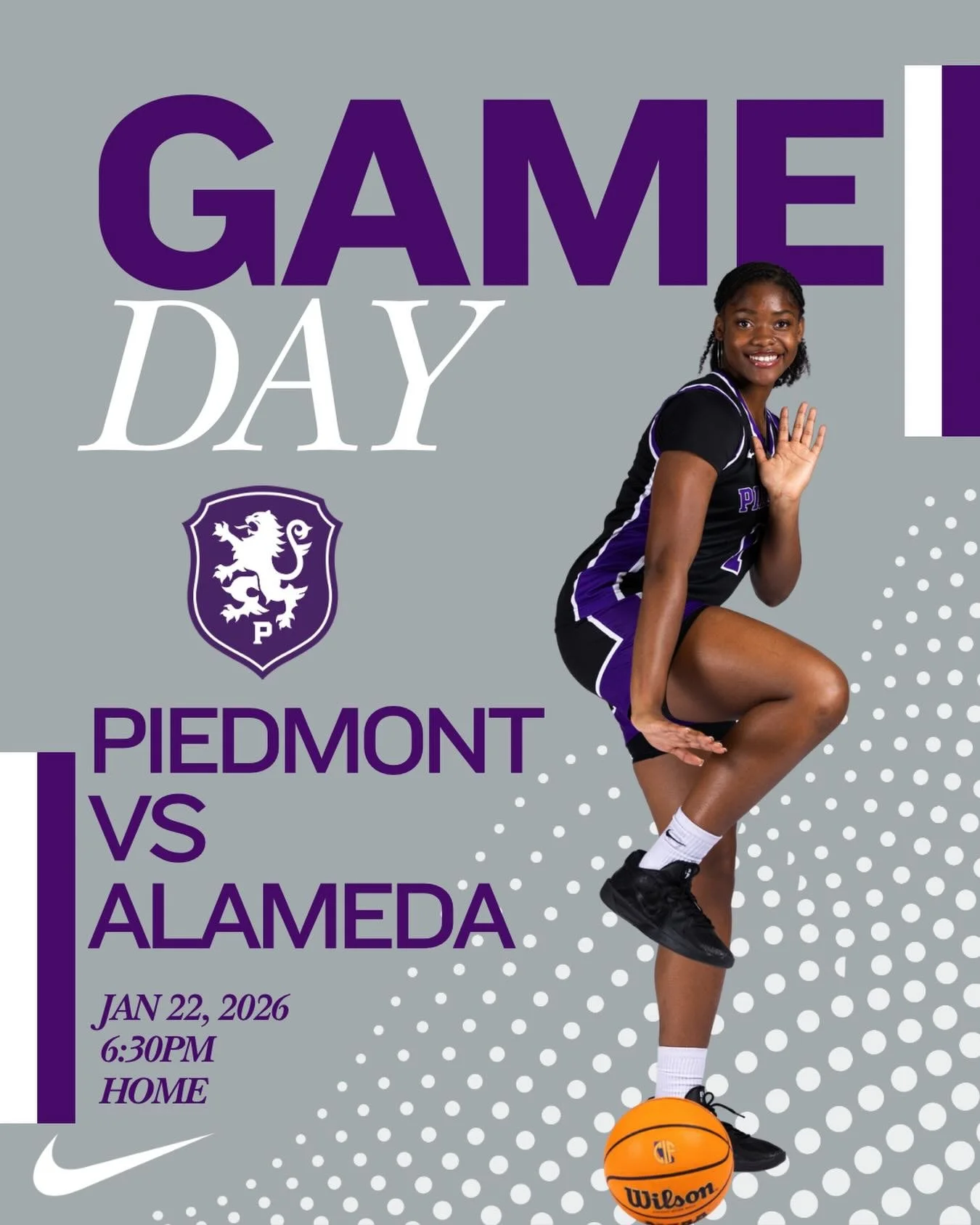 Piedmont hosts Alameda tonight in a WACC12 battle JV-5:00pm and V-6:30pm #gohighlanders #piedmont #hssports