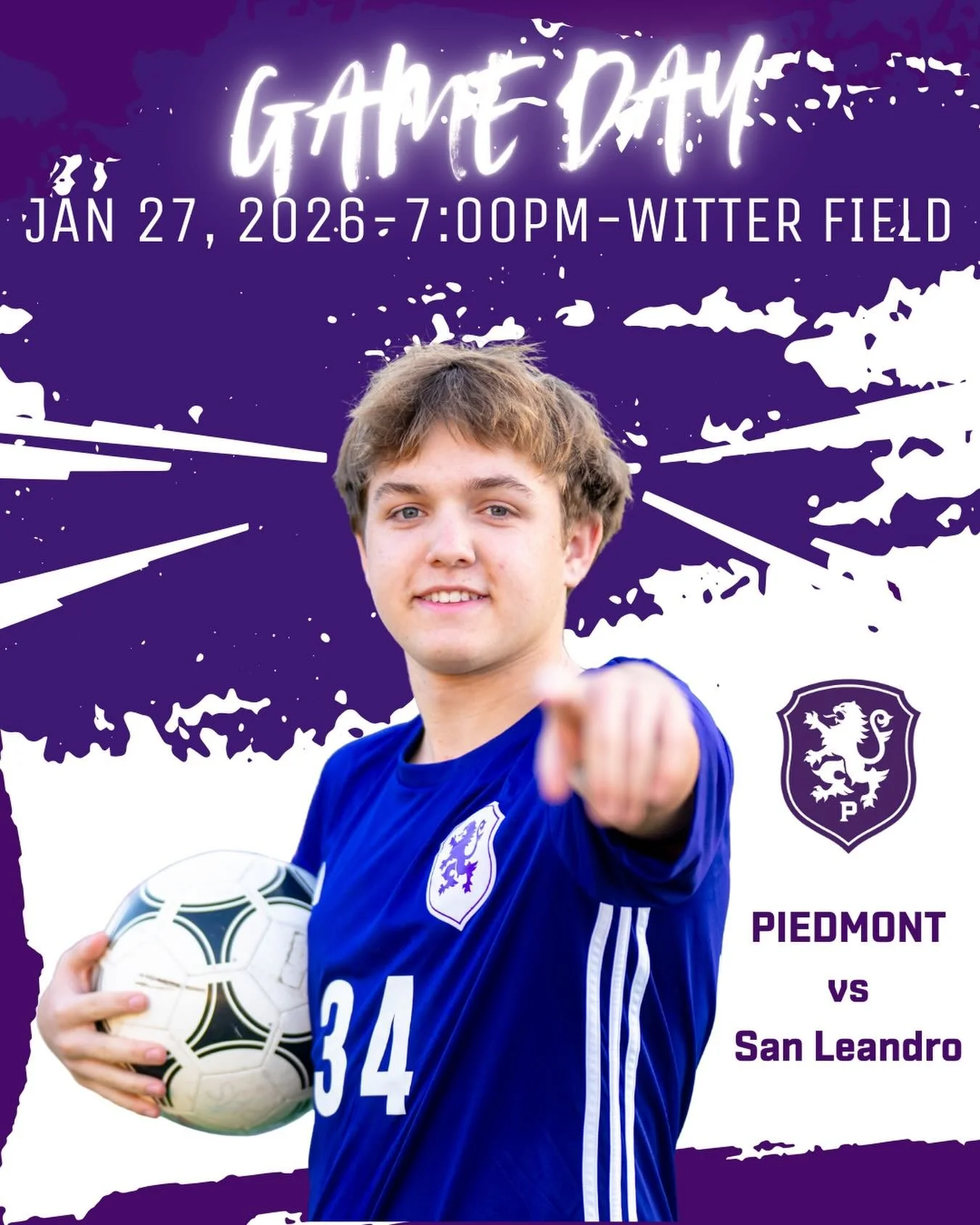 Boys Soccer hosts San Leandro tonight at Witter Field JV-5:00pm and V-7:00pm #gohighlanders #piedmont #hssports