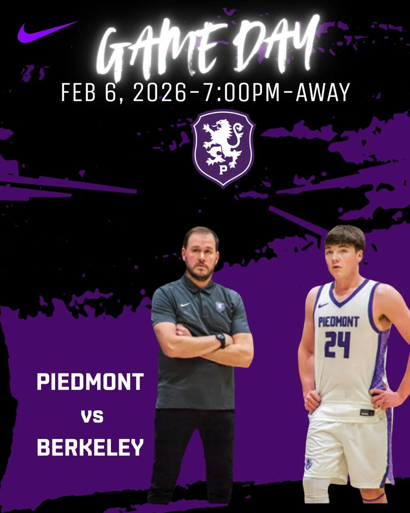 Piedmont at Berkeley tonight for a WACC12 showdown Frosh-4pm, JV-5:30pm, and V-7:00pm #gohighlanders #piedmont #hssports