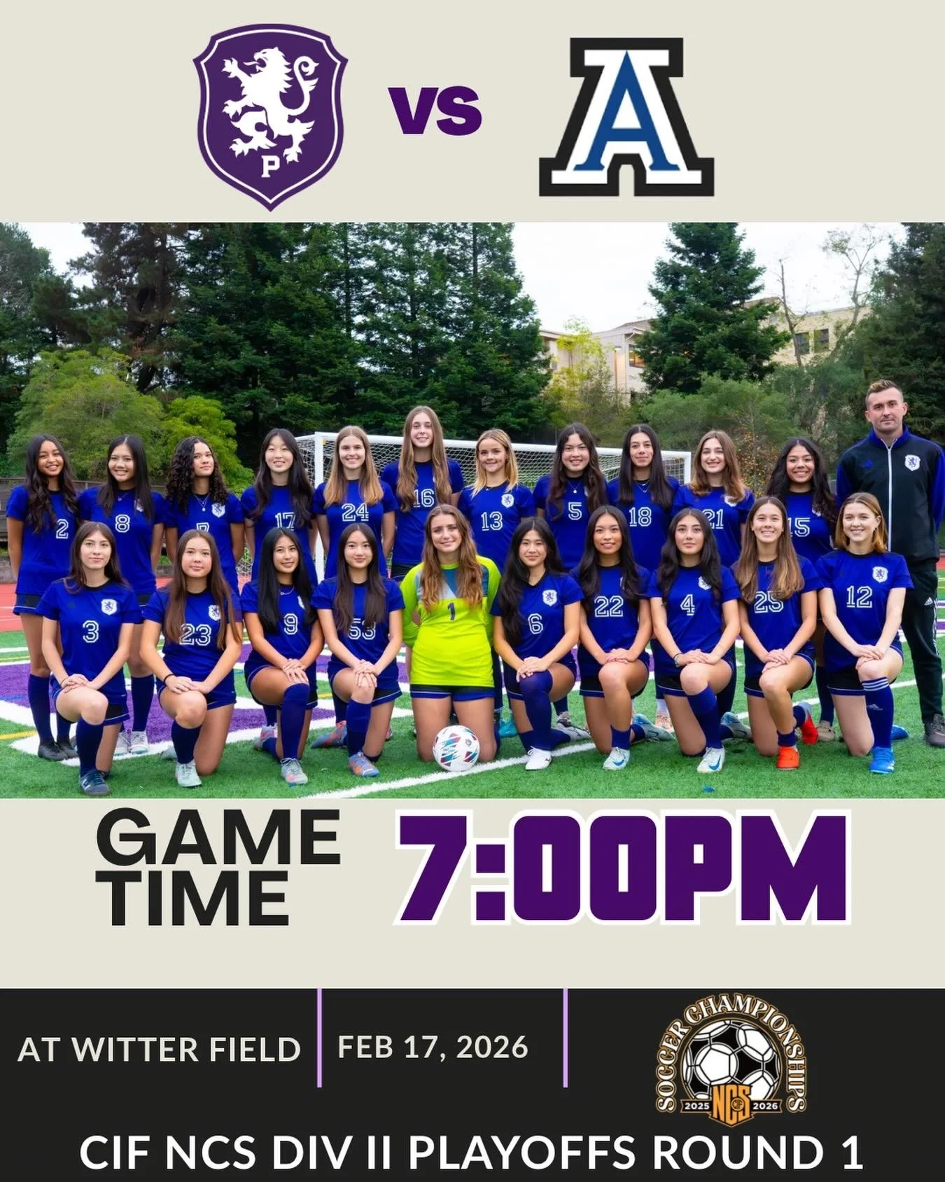 Come out and support you Highlanders tonight as they kick off the 2026 CIF NCS Playoffs at home vs Acalanes. #gohighlanders #piedmont #hssports #playoffs