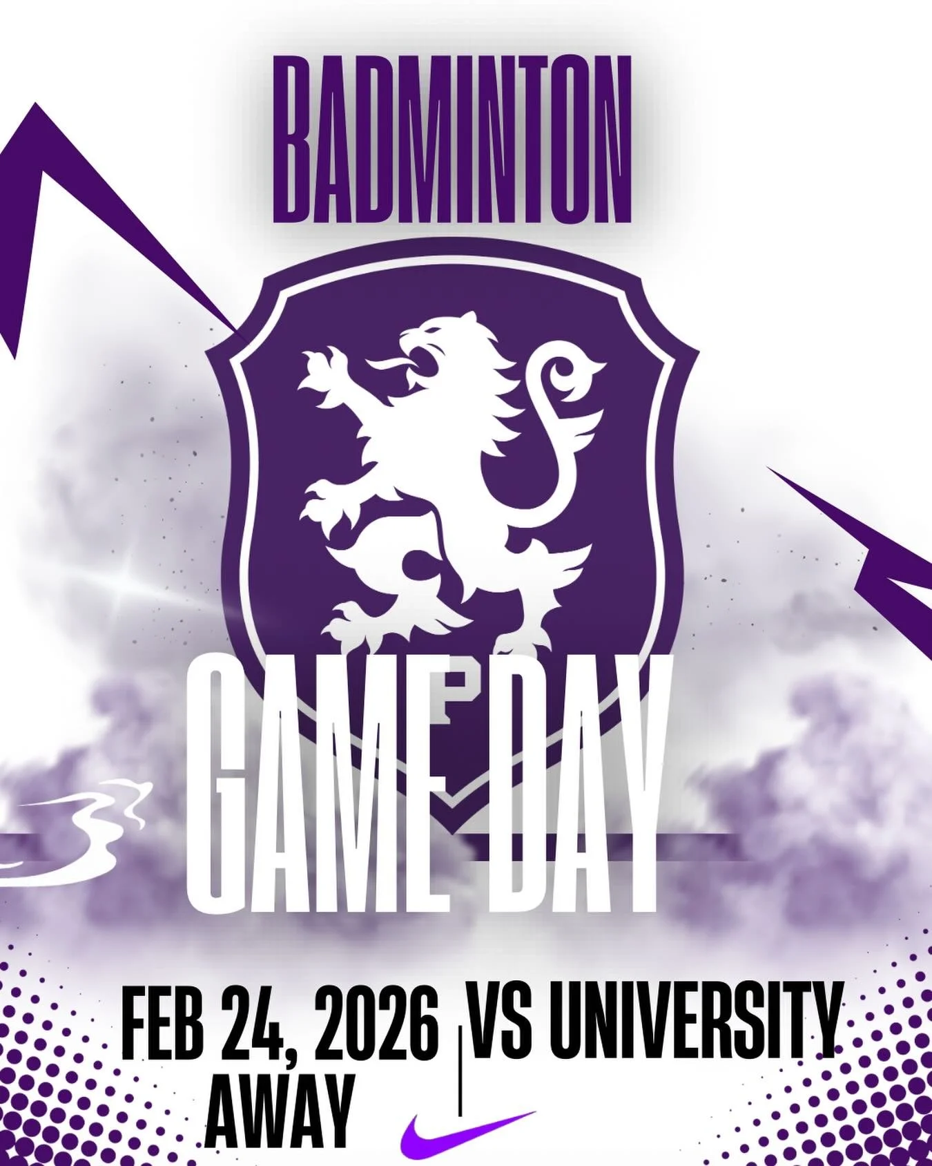 Badminton at University this afternoon in a non league showdown #gohighlanders #piedmont #hssports