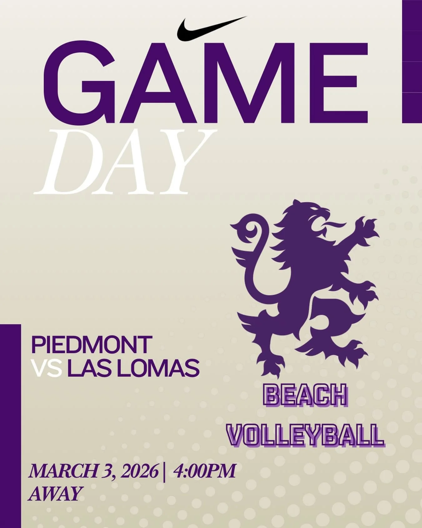 Beach Volleyball Season Opener at Las Lomas #gohighlanders #piedmont #hssports