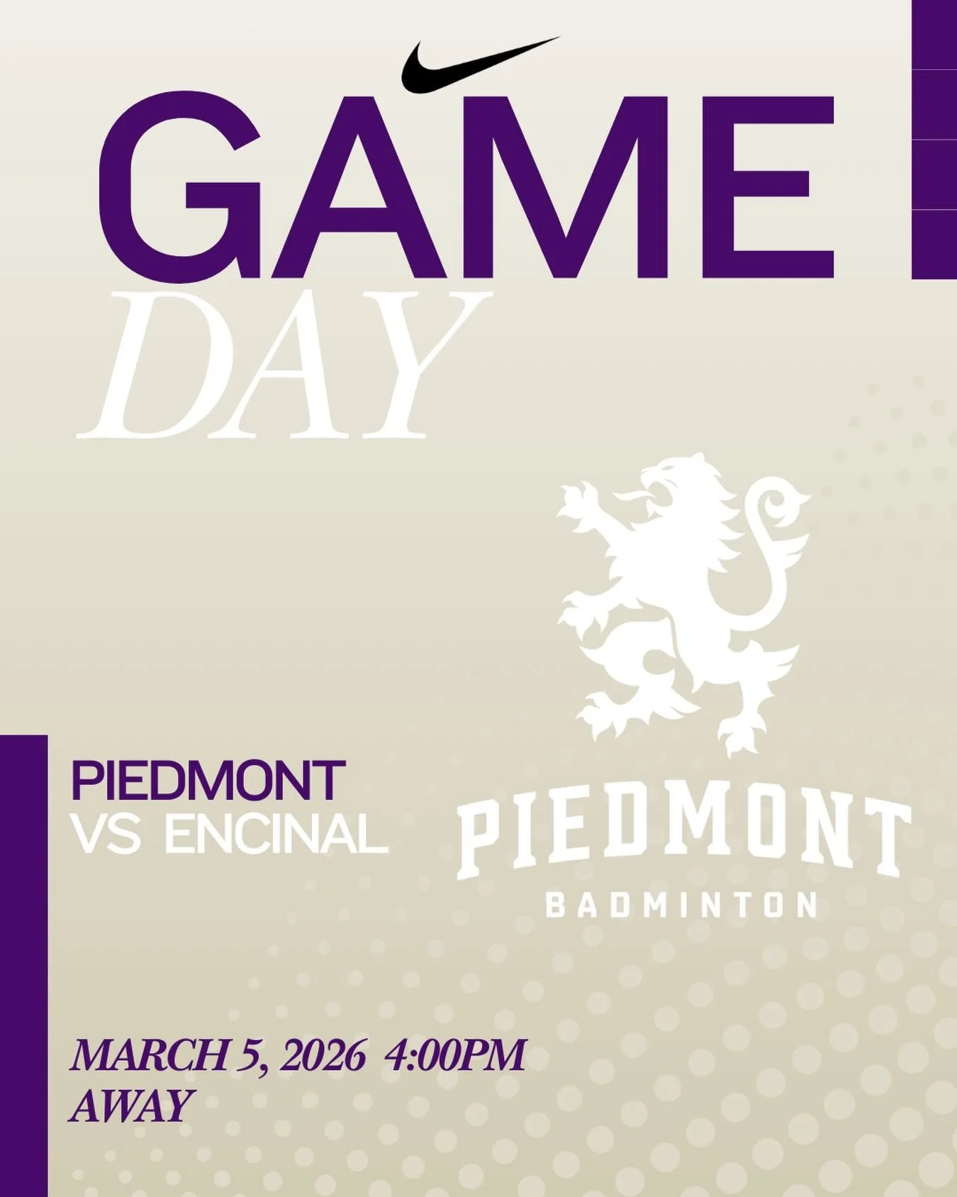 Badminton on the road at Encinal #gohighlanders #piedmont #hssports