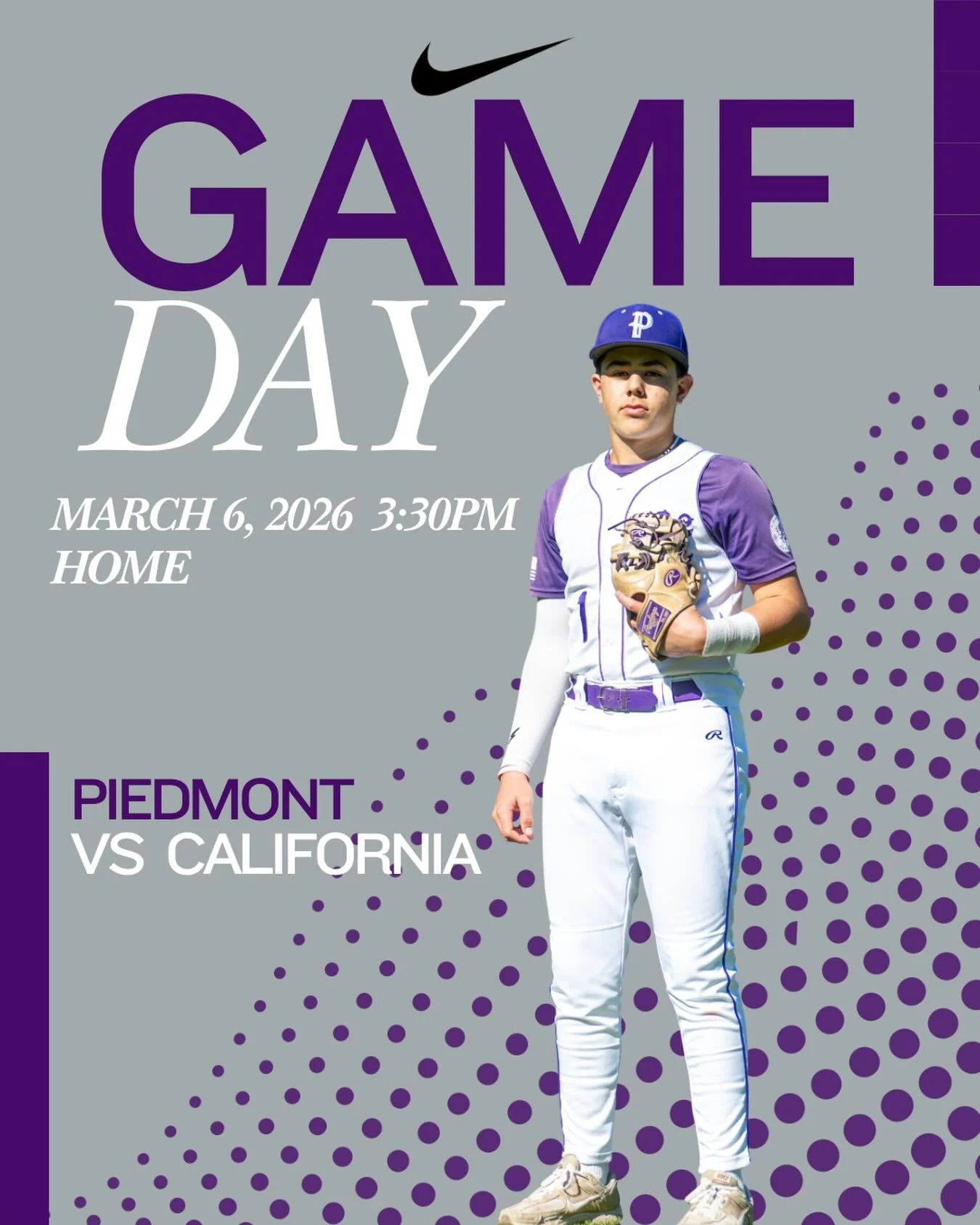 Piedmont vs California HS JV-Away and Varsity- Home at 3:30pm #gohighlanders #piedmont #hssports