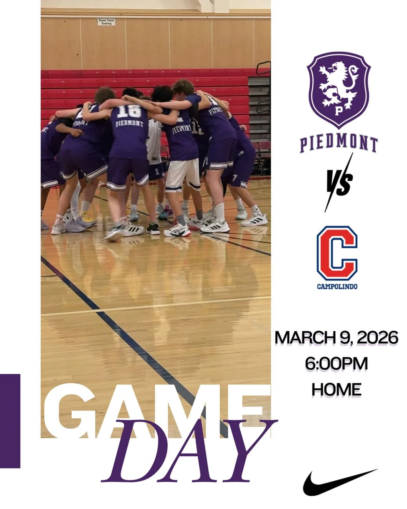 Boys Volleyball home vs Campolindo tonight #gohighlanders #piedmont #hssports