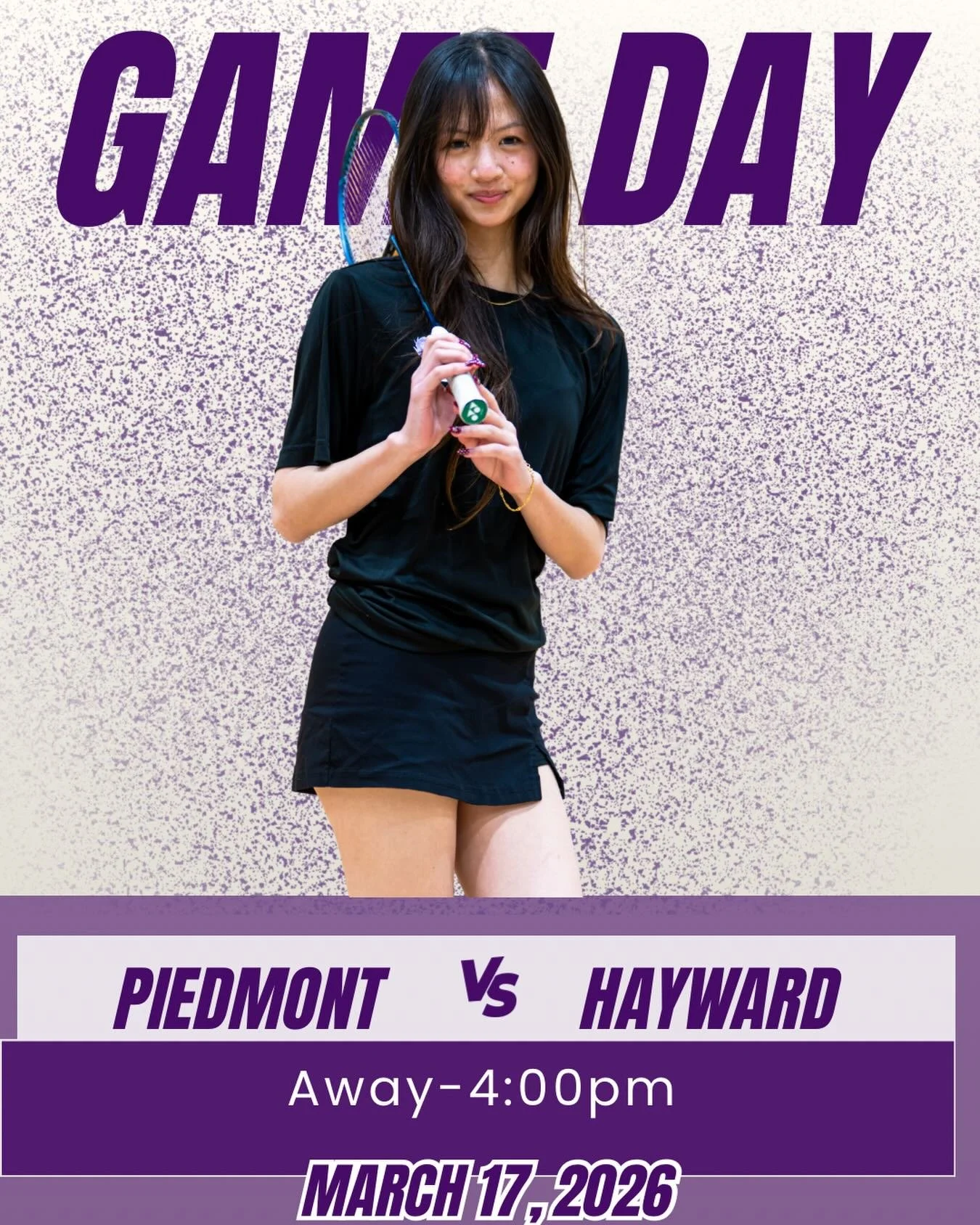Badminton on the road for a WACC12 showdown with Hayward #gohighlanders #piedmont #hssports