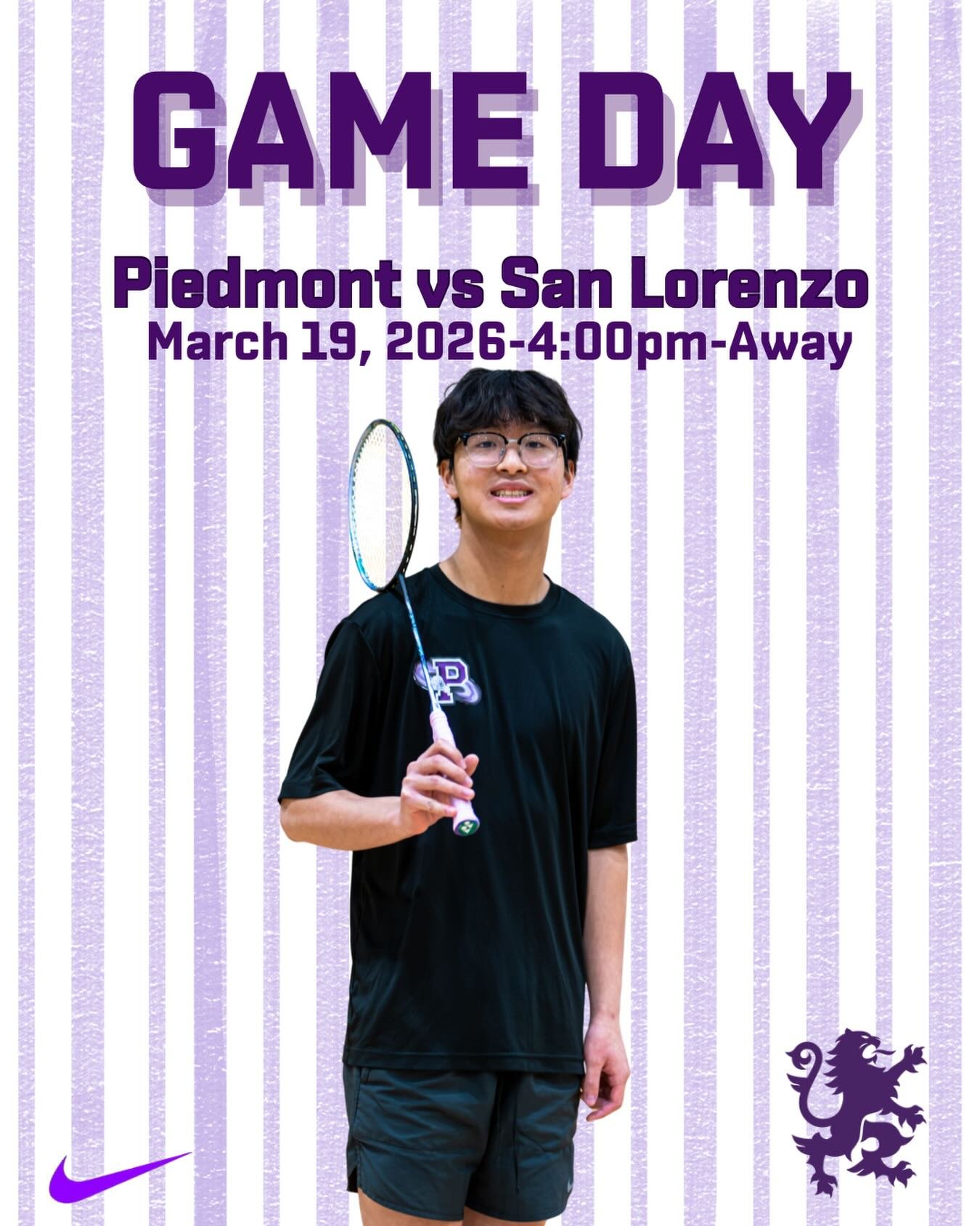 Badminton looks to continue their winning streak as they head to San Lorenzo this afternoon #gohighlanders #piedmont #hssports