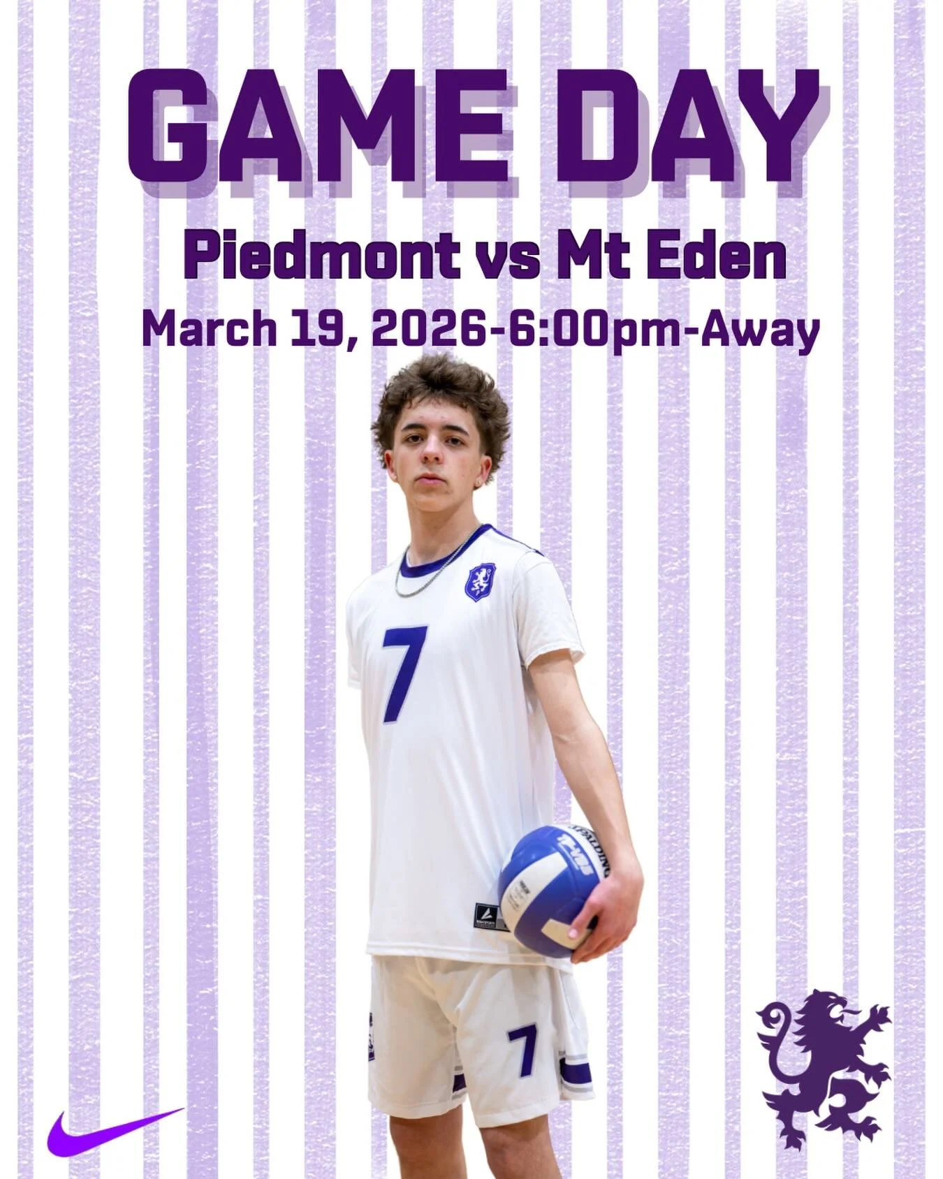 Boys volleyball travels to Mt Eden this evening #gohighlanders #piedmont #hssports