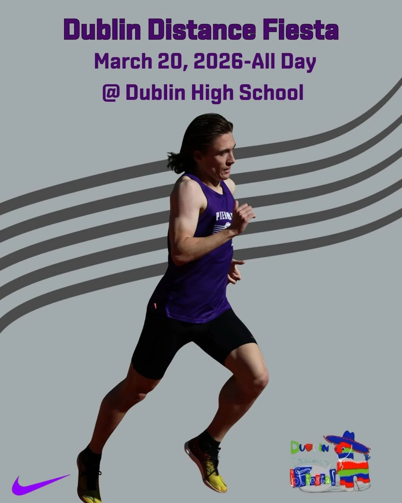 Track and Field Distance runners kick off the Dublin Distance Fiesta today at Dublin HS #gohighlanders #piedmont #hssports