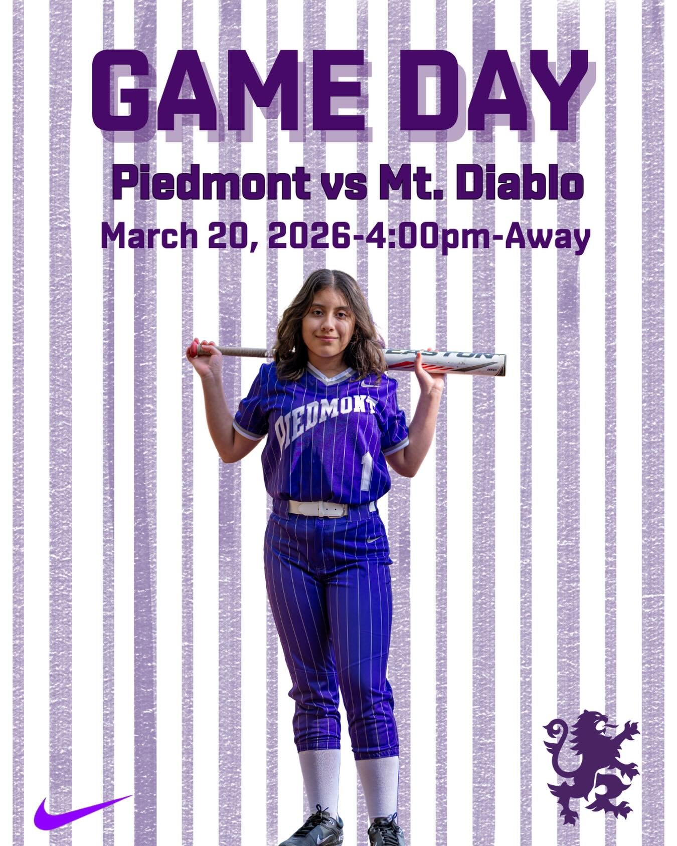 Softball on the road at Mt Diablo HS #gohighlanders #piedmont #hssports