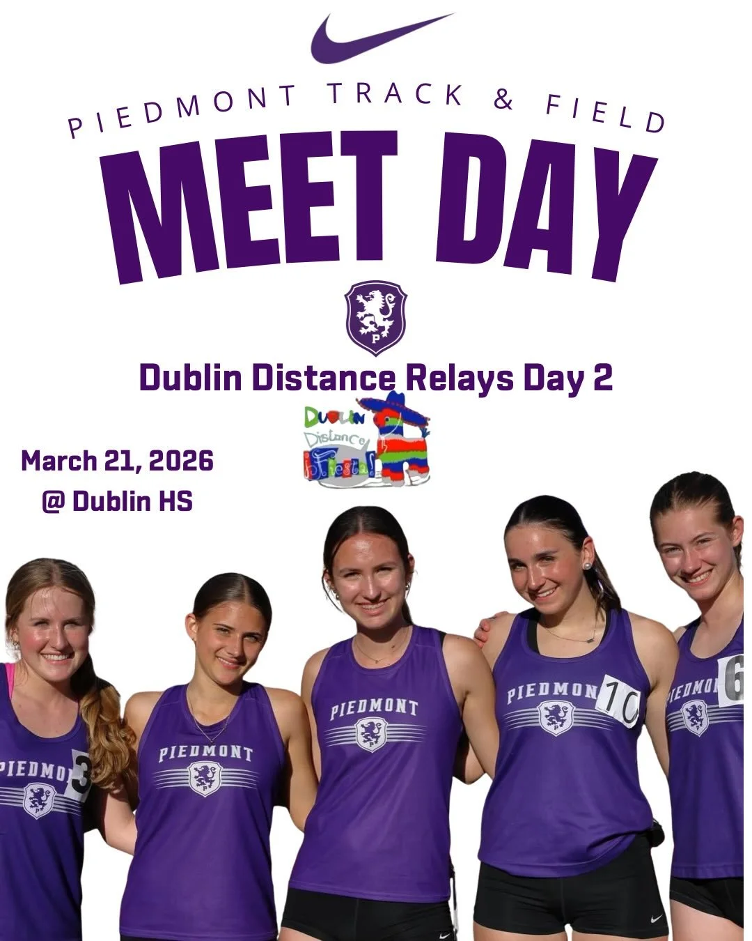 A busy day for Piedmont Track and Field #gohighlanders #piedmont #hssports