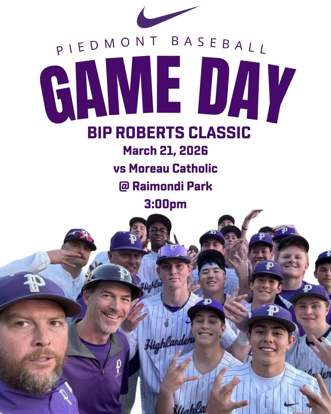 Piedmont vs Moreau Catholic at the BIP Roberts Classic #gohighlanders #piedmont #hssports