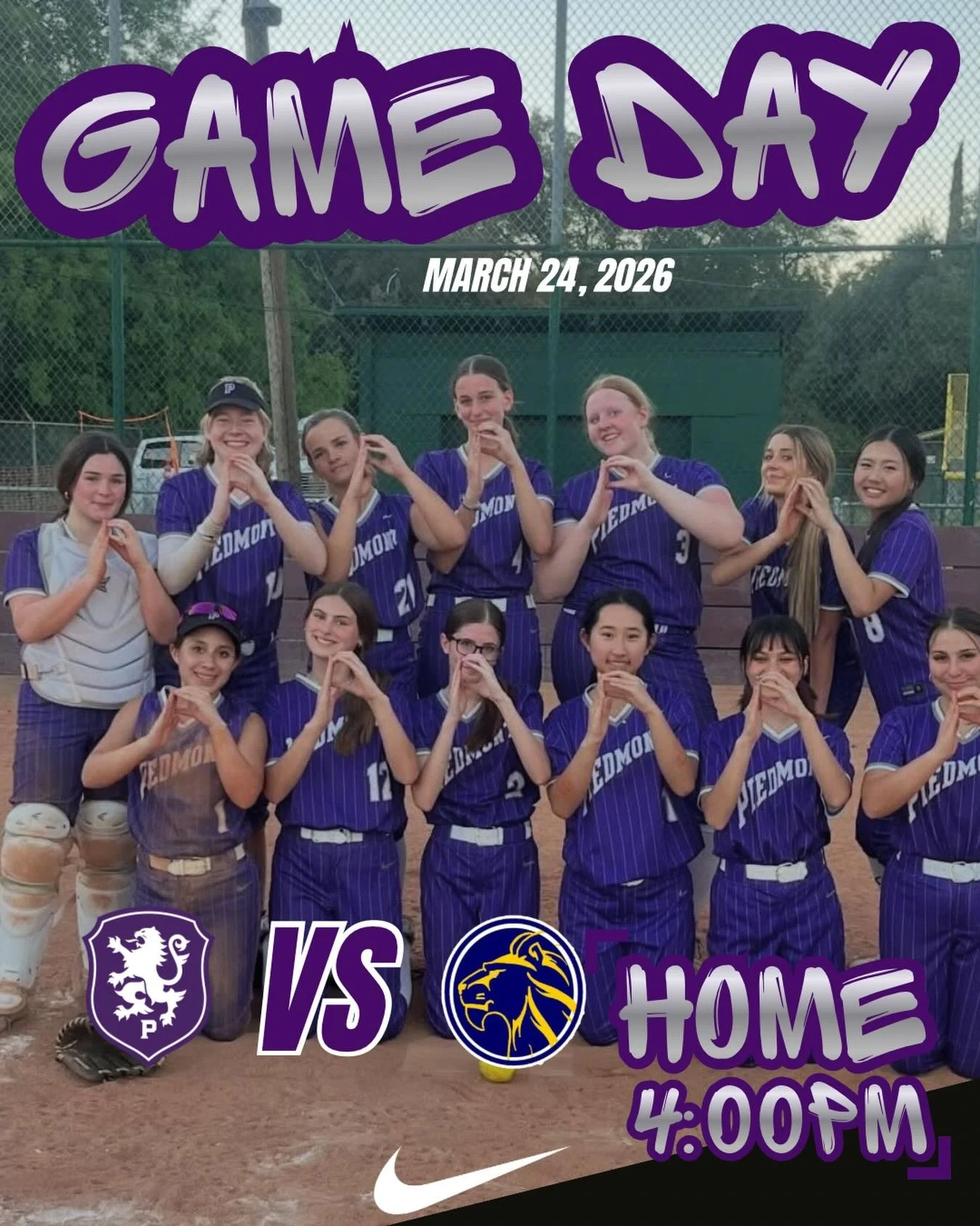 Your Highlanders host Mt Eden this afternoon at Witter Softball Field #gohighlanders #piedmont #hssports #softball all