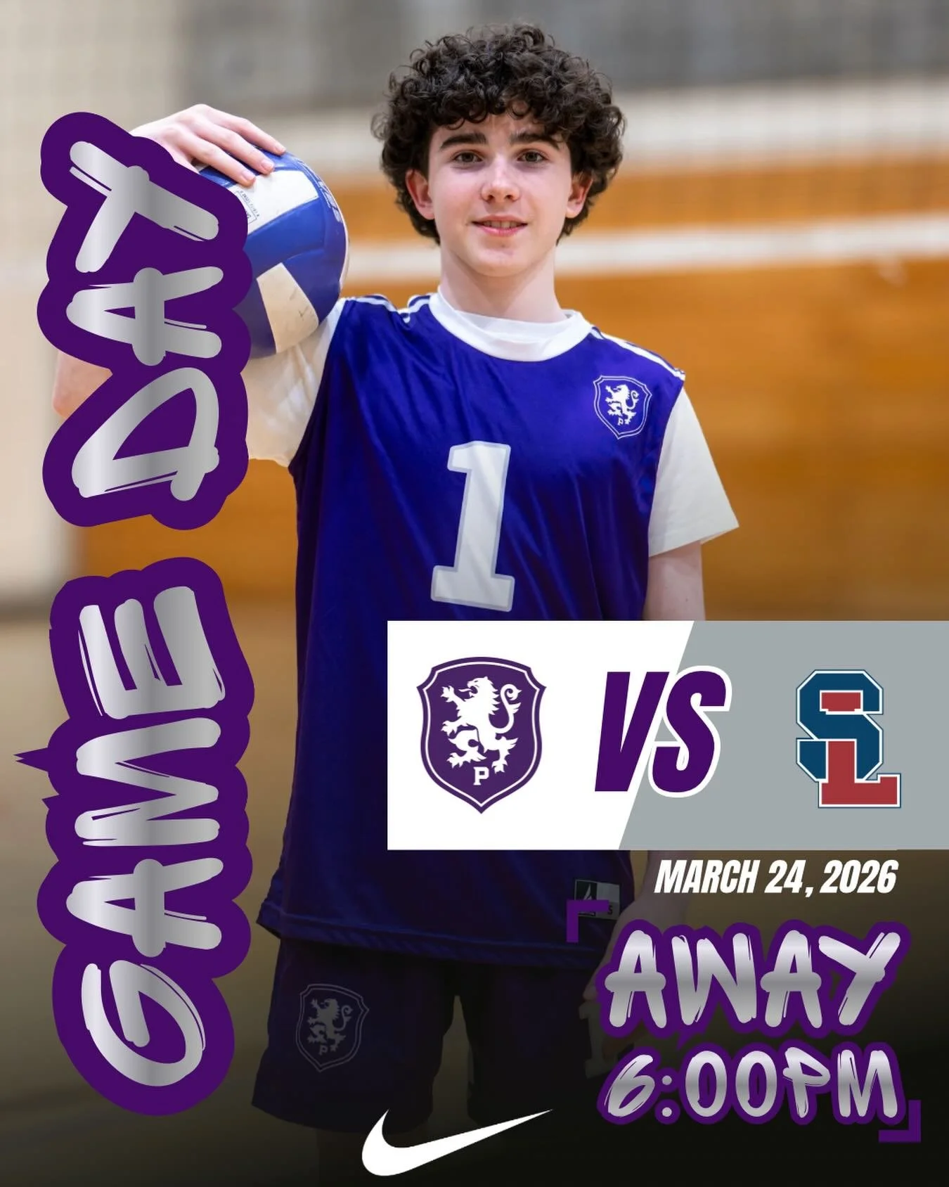 Boys Volleyball travels to San Leandro first set starts at 6pm #gohighlanders #piedmont #hssports #volleyball yball