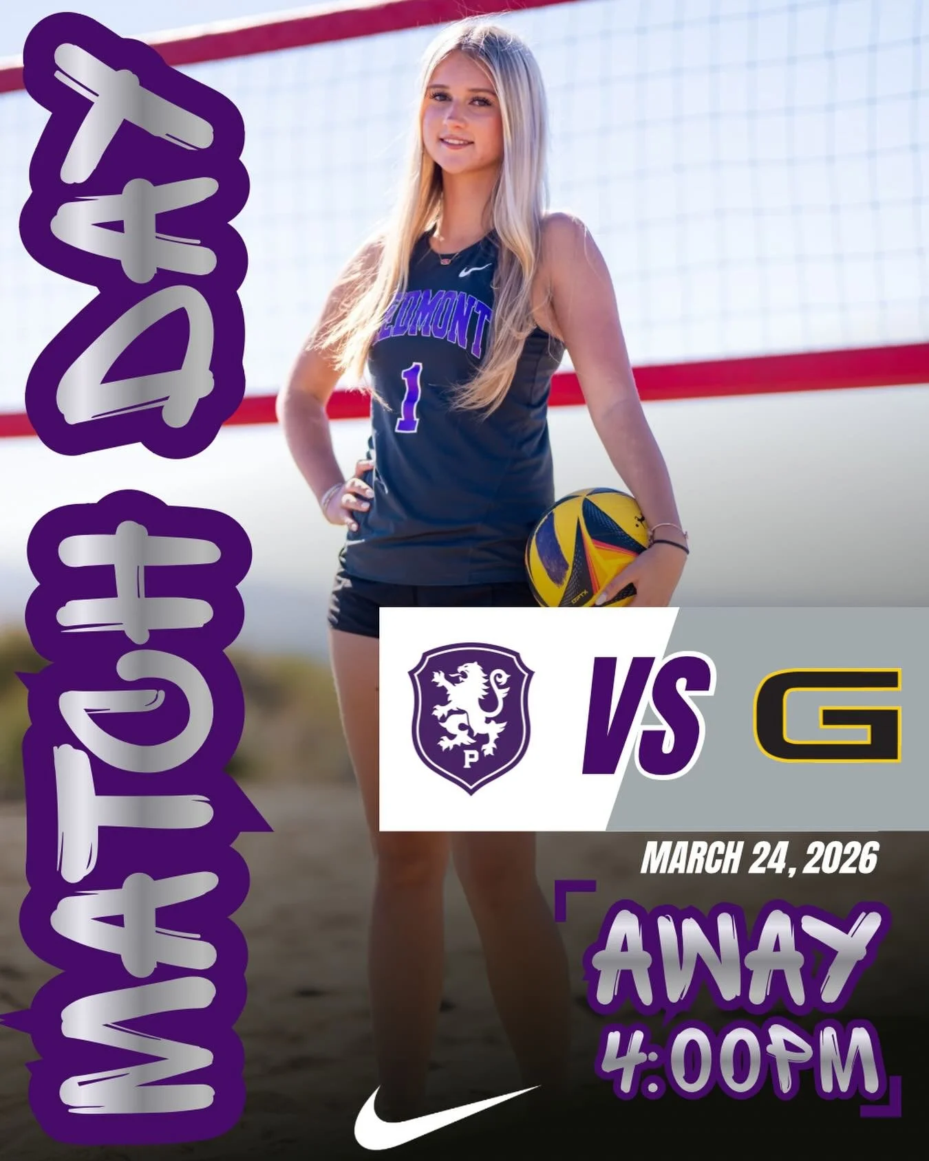 Beach Volleyball takes on Granada on the road this afternoon #gohighlanders #piedmont #hssports #beachvolleyboll