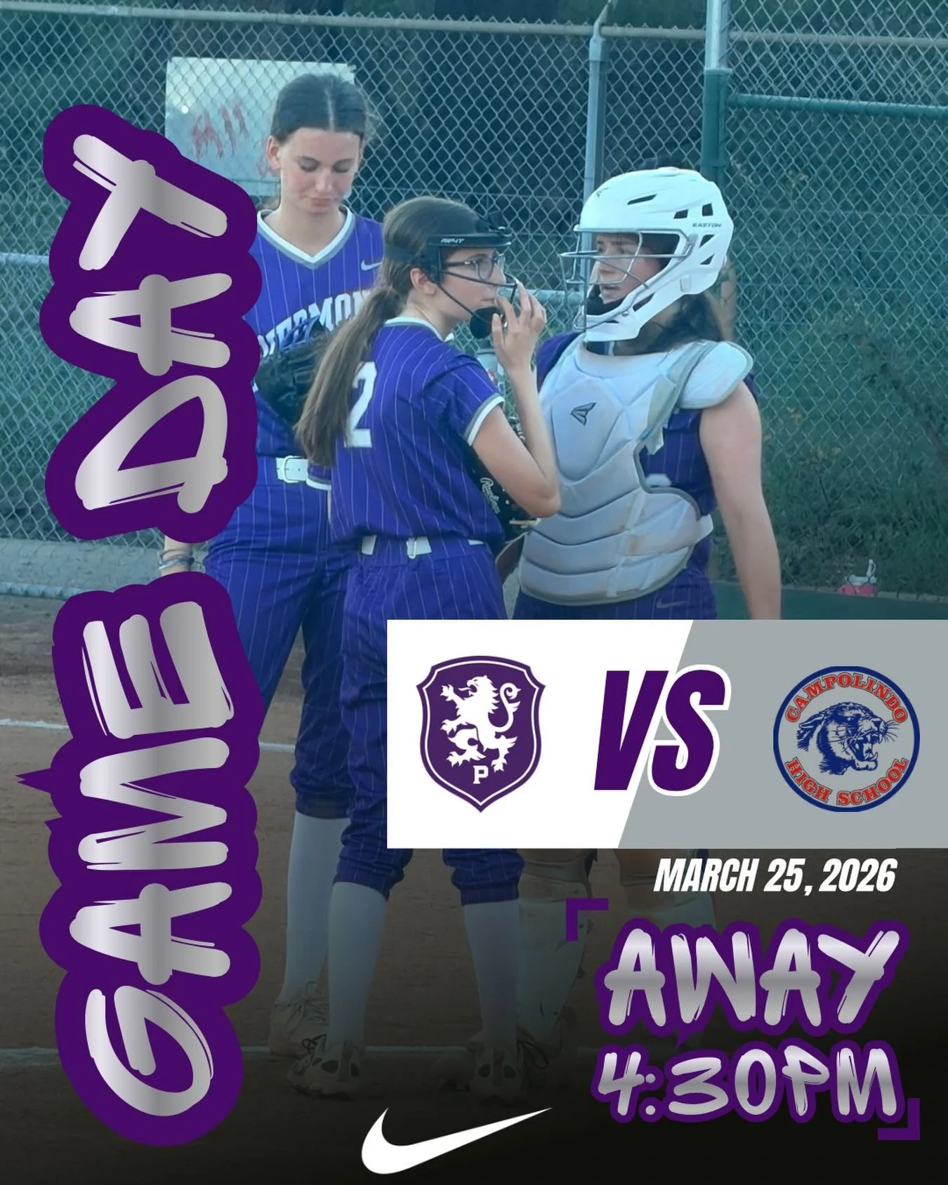 Softball takes on Campolindo this afternoon on the road #gohighlanders #piedmont #hssports #softball