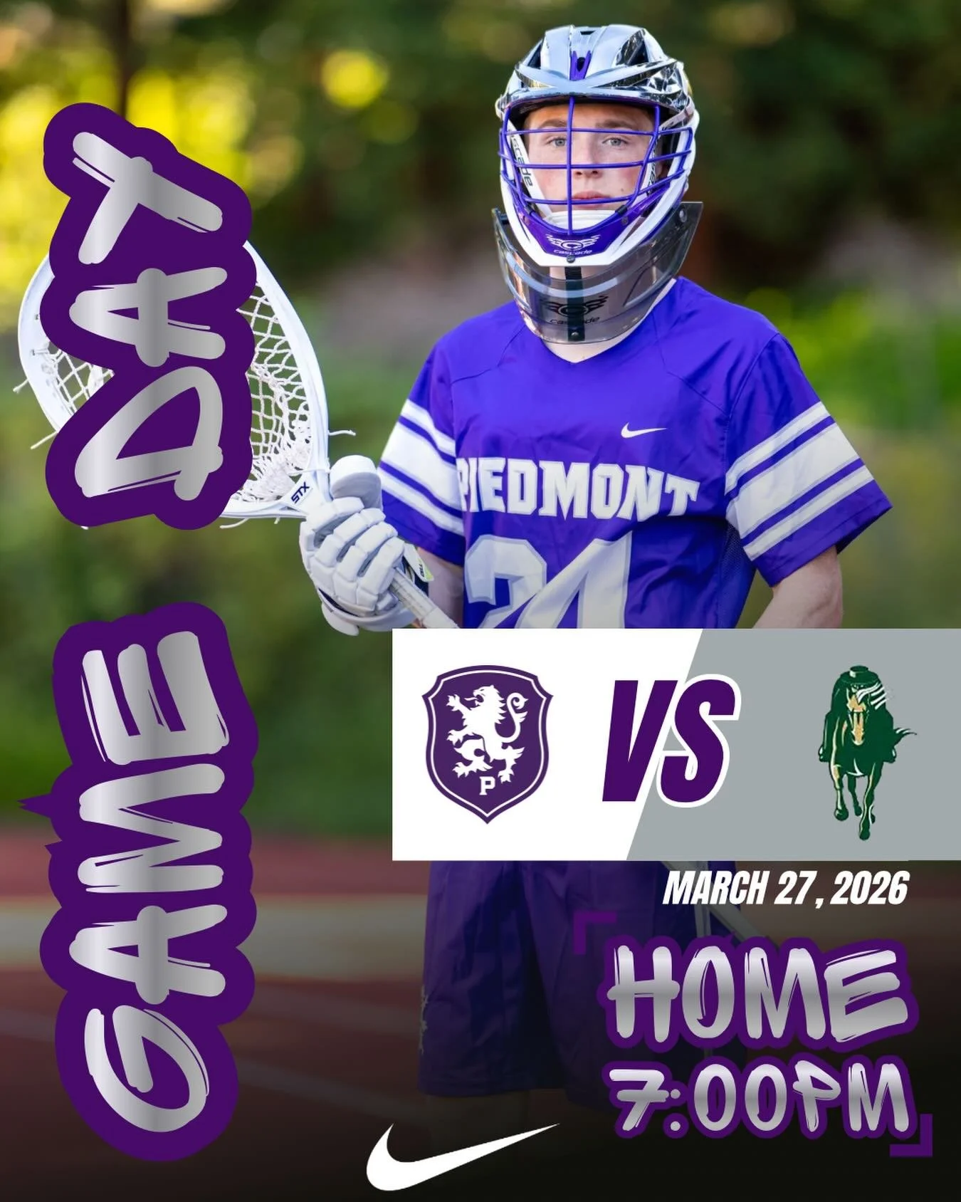 Boys Lacrosse hosts Casa Grande tonight at Witter Field with @skylinelacrosse showcasing their talent at halftime come out and support your Highlanders #piedmont #gohighlanders #hssports #lacrosse
