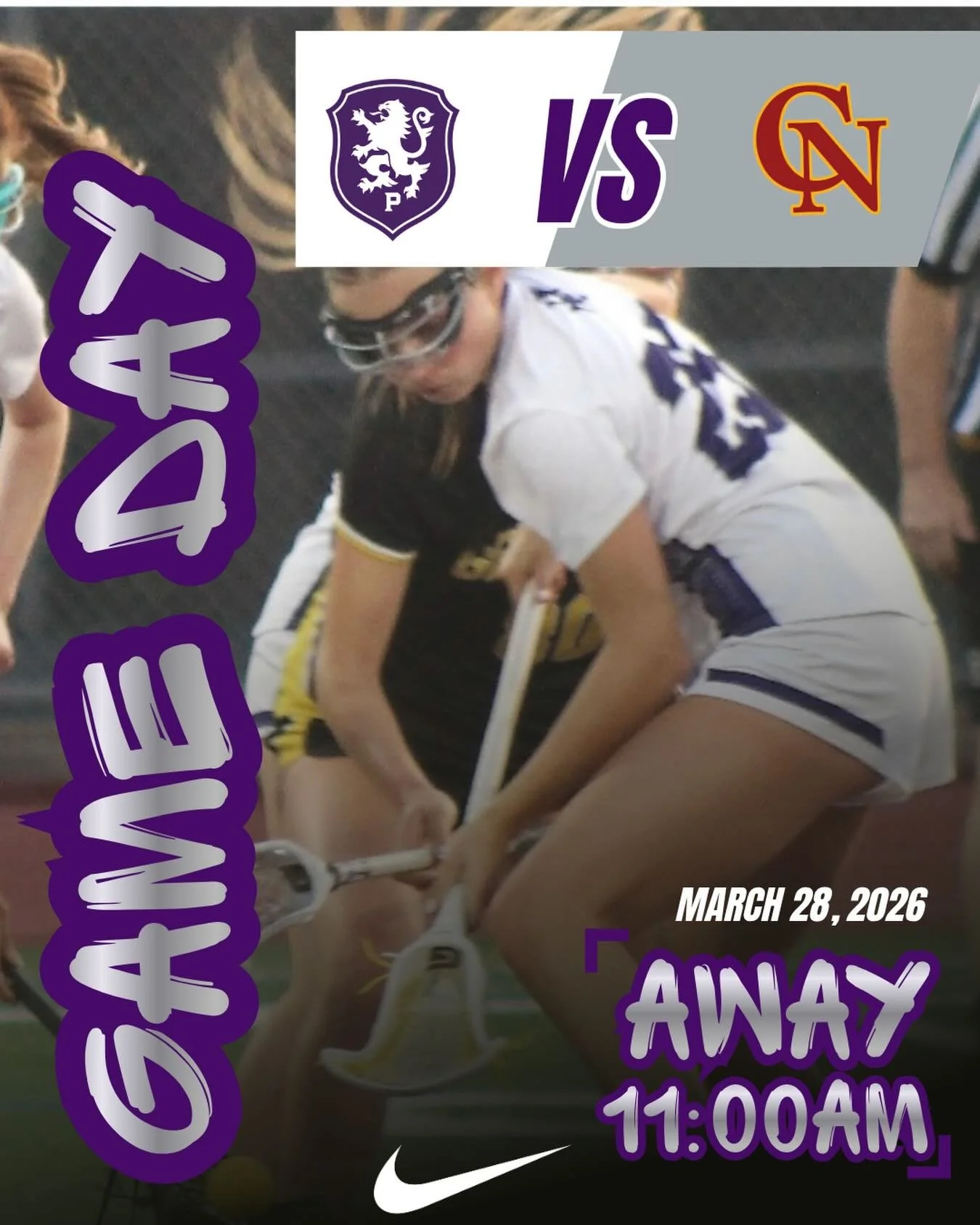 Girls Lacrosse travels north to take mom Cardinal Newman #gohighlanders #piedmont #hssports