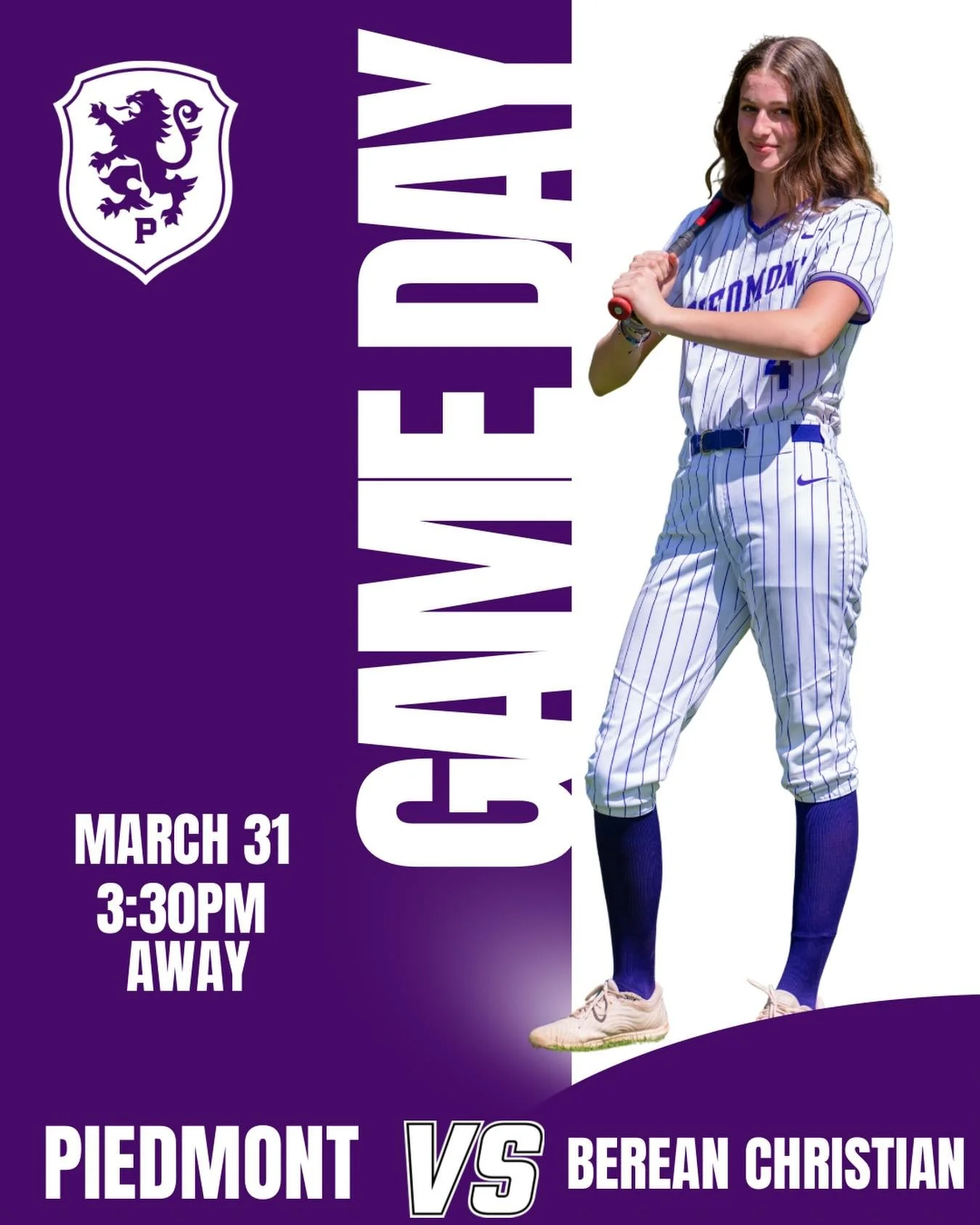 Piedmont takes on Berean Christian this afternoon on the road #gohighlanders #piedmont #hssports #softball