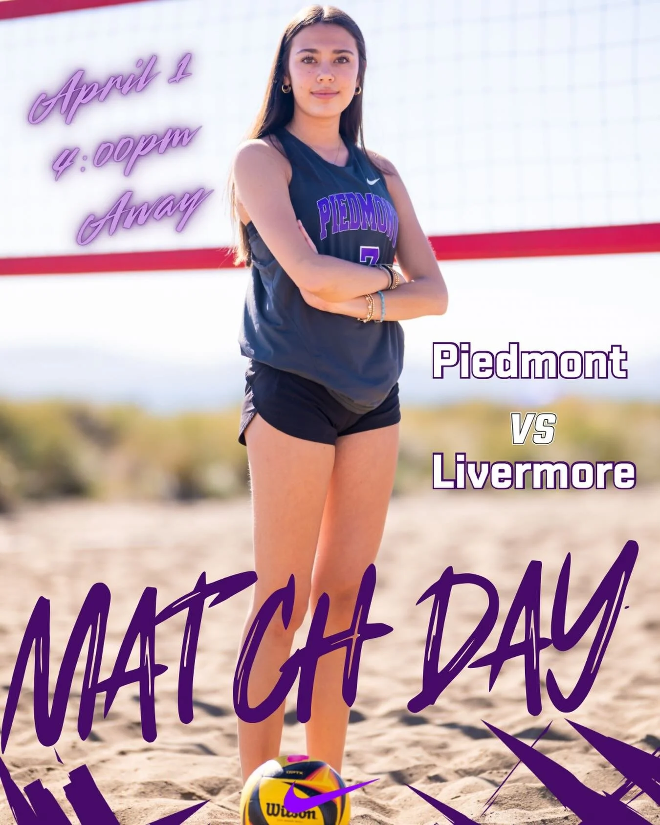 Beach Volleyball on the road this afternoon #gohighlanders #piedmont #hssports #beachvolleyball