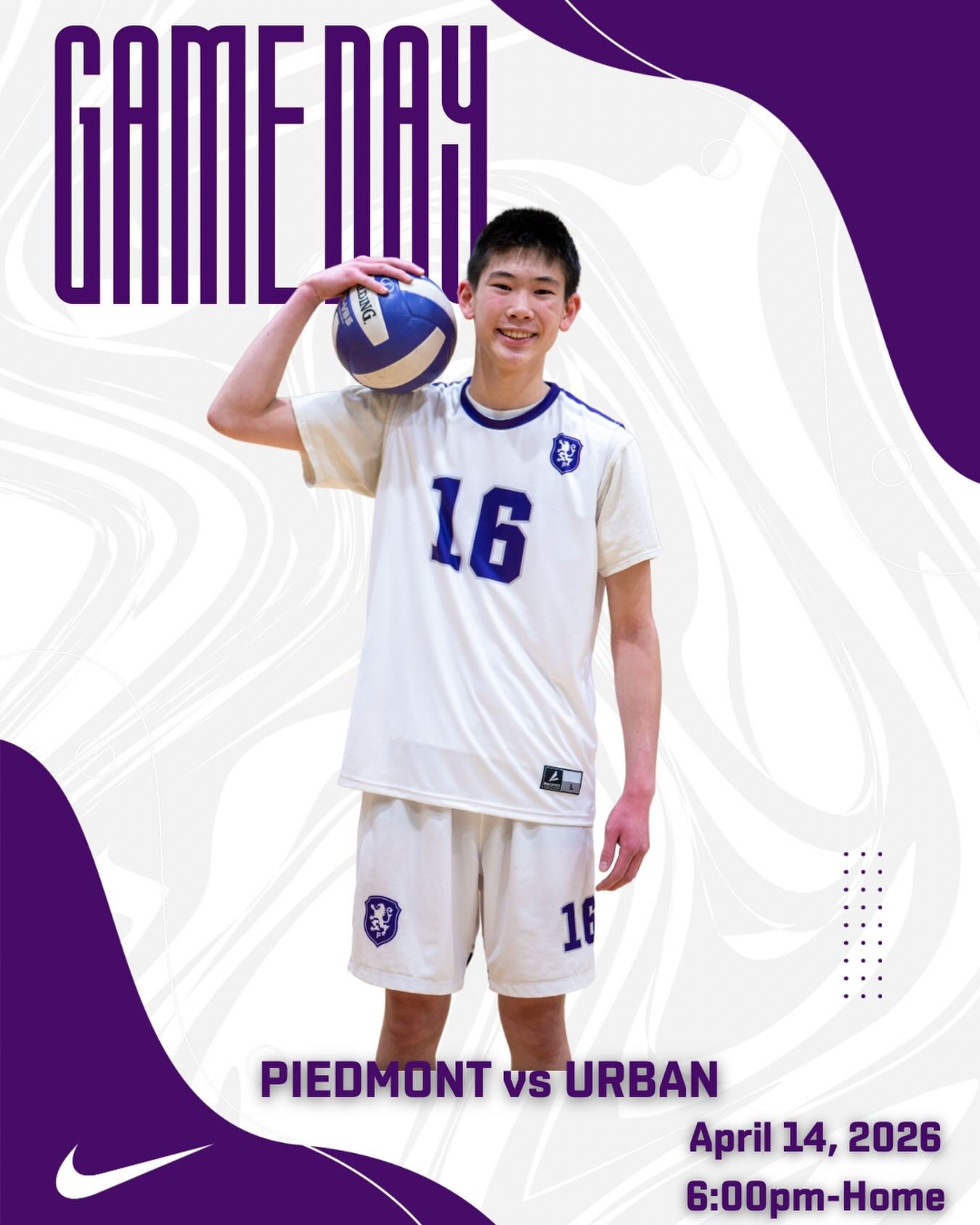 Boys volleyball hosts Urban HS tonight at 6pm #gohighlanders #piedmont #hssports #volleyball