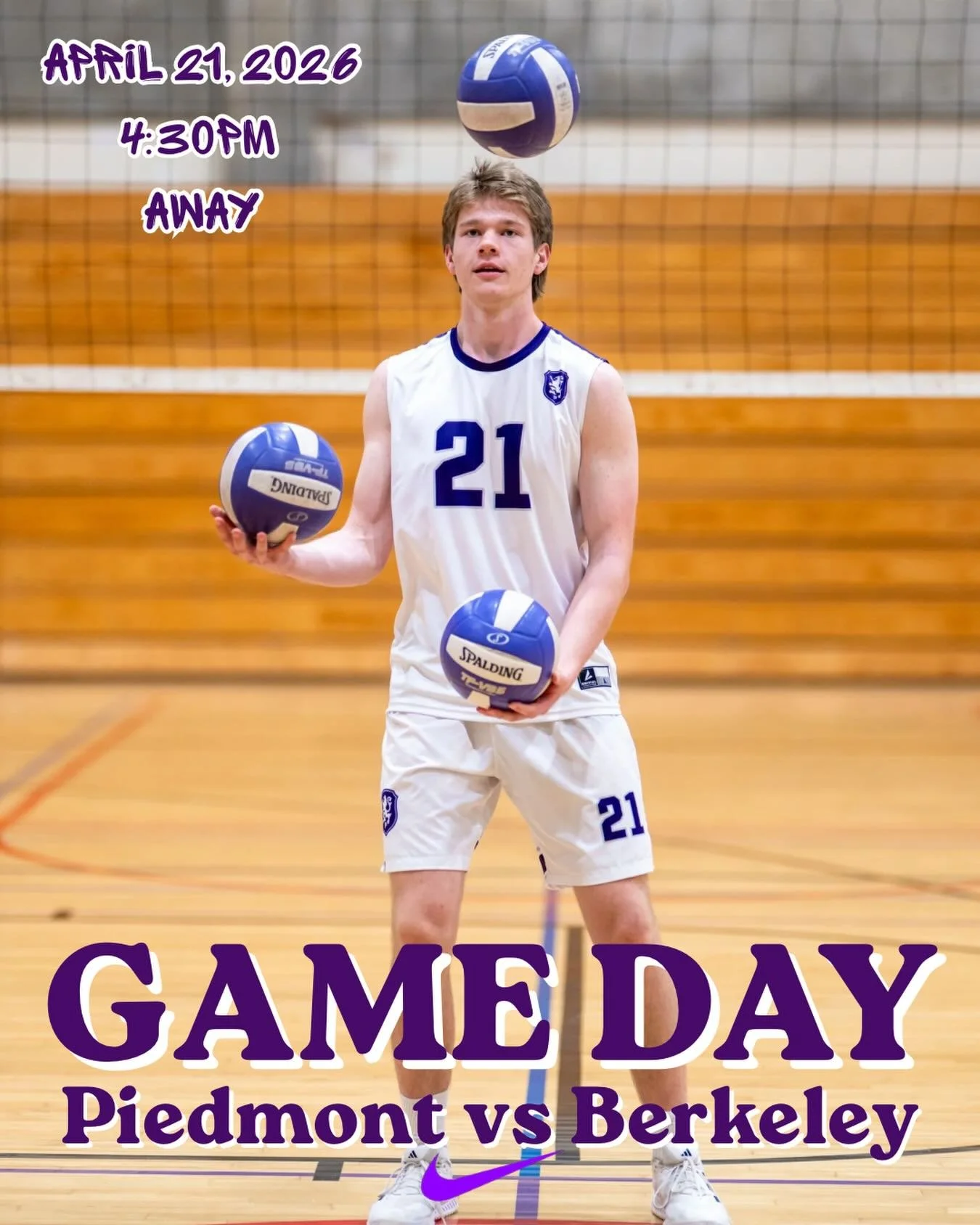 Boys Volleyball at Berkeley this afternoon #hssports #gohighlanders #piedmont #volleyball