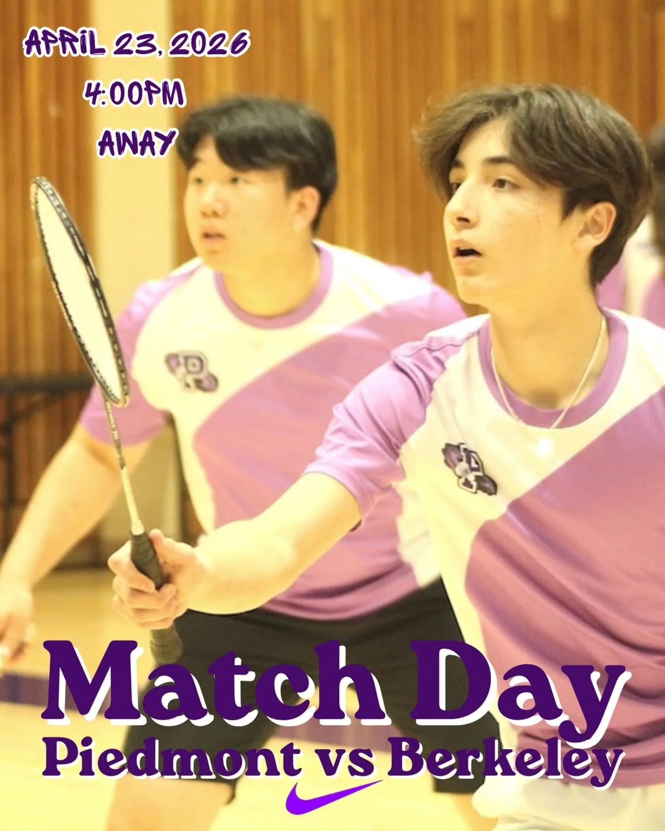 Badminton takes on Berkeley this afternoon on the road #gohighlanders #piedmont #badminton #hssports