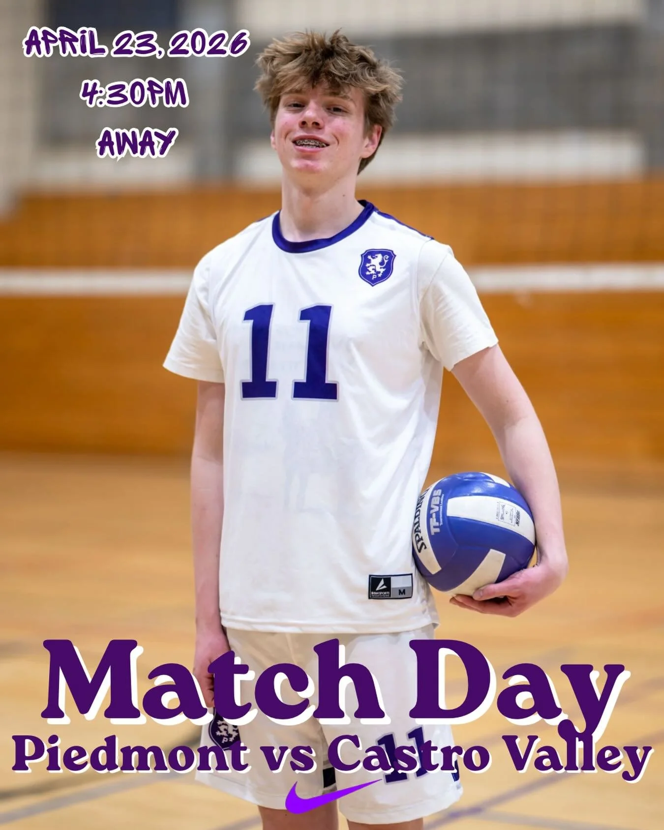 Boys Volleyball travels to Castro Valley for a 4:30 match this afternoon #gohighlanders #piedmont #hssports #whysoearly #volleyball