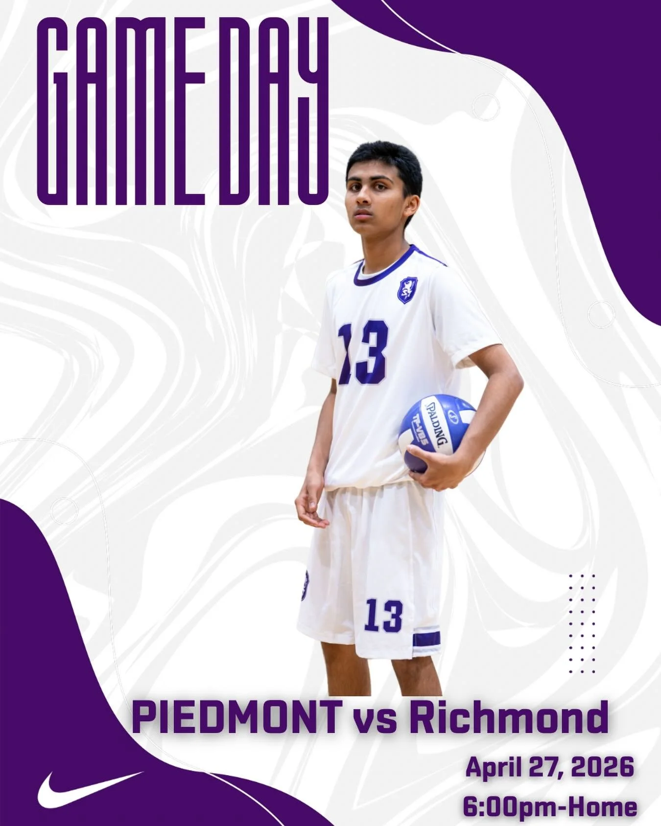 Boys Volleyball host Richmond tonight at 6pm #gohighlanders #piedmont #hssports #volleyball