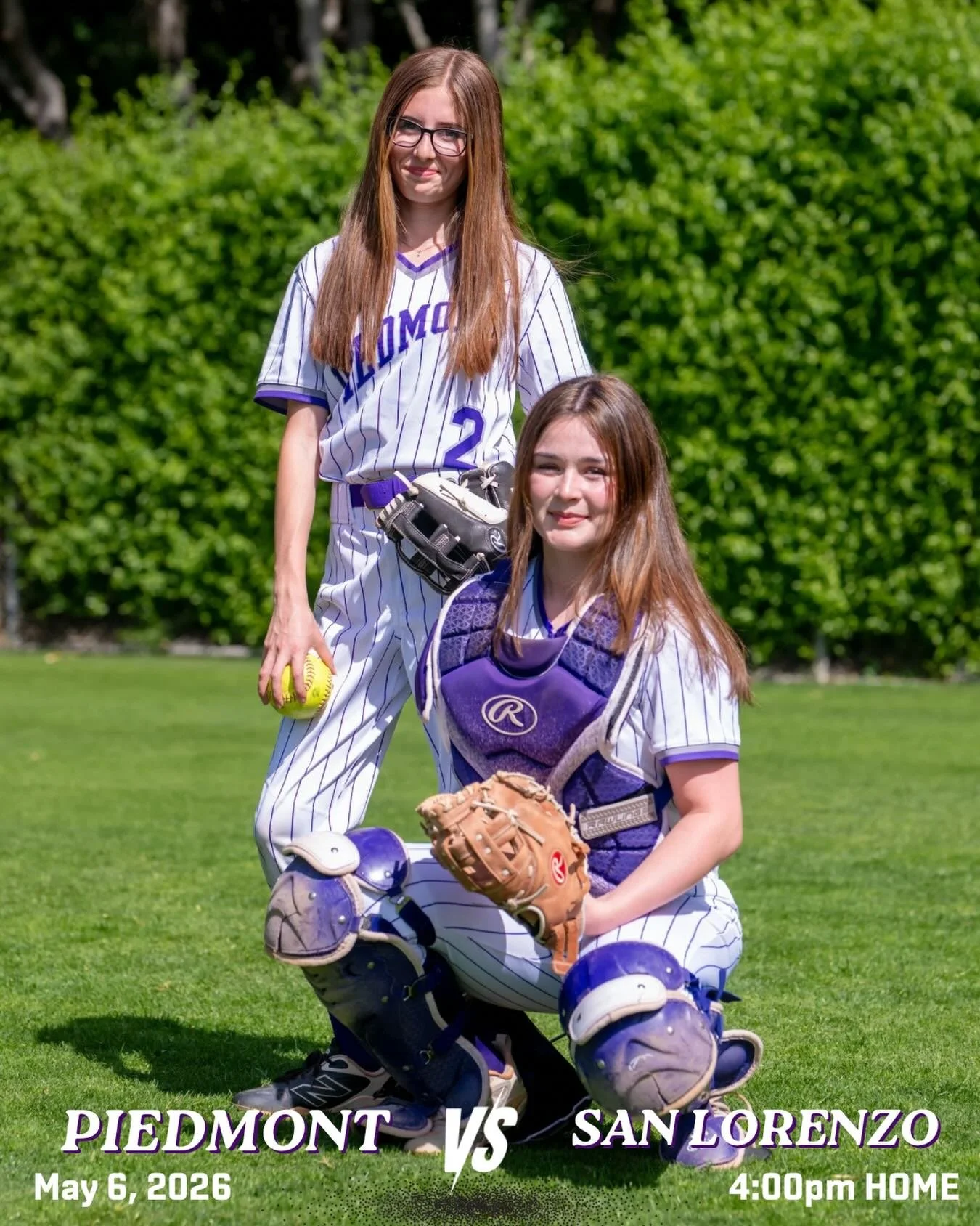 Game Day Alert. Piedmont hosts San Lorenzo this afternoon at 4pm #gohighlanders #piedmont #hssports #softball