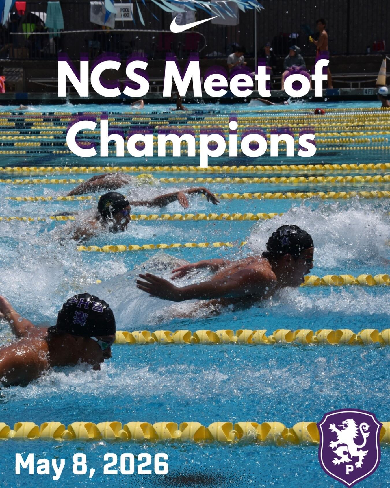 Boys and Girls Swimming at CIF NCS Meet of Champions today #gohighlanders #piedmont #hssports #swimming